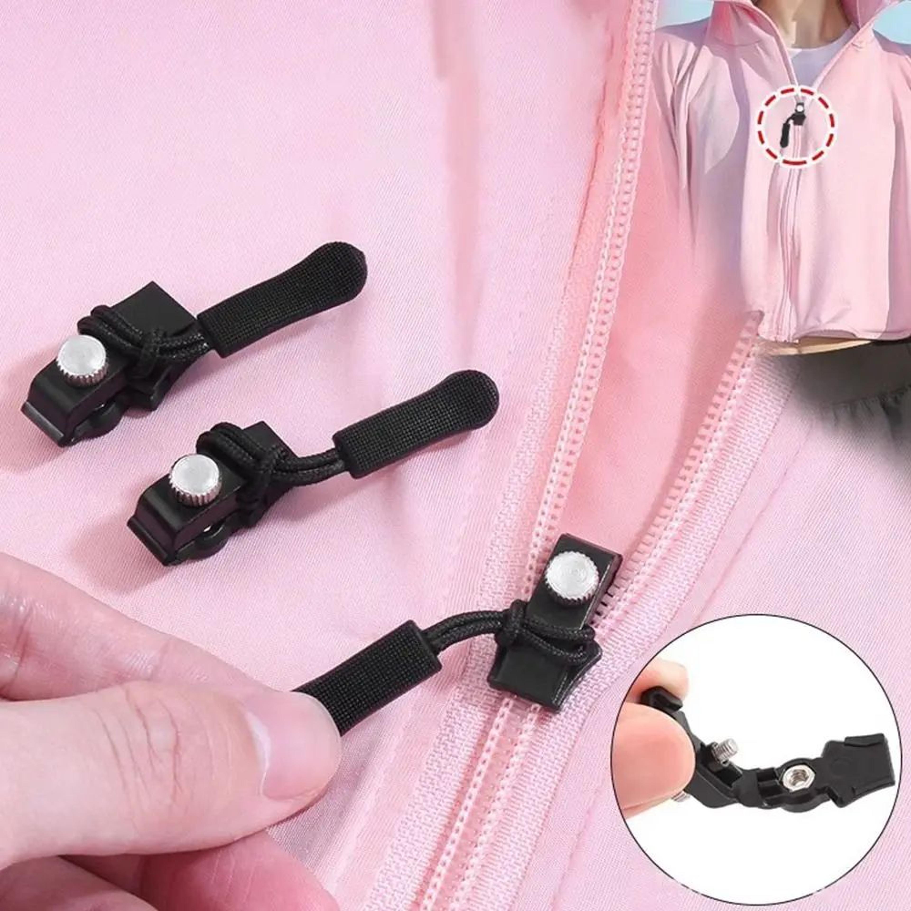 3Size Zipper Repair Kit  Metal Replacement Zipper Heads For Suitcases Bags Clothing  DIY Sewing Rep 4