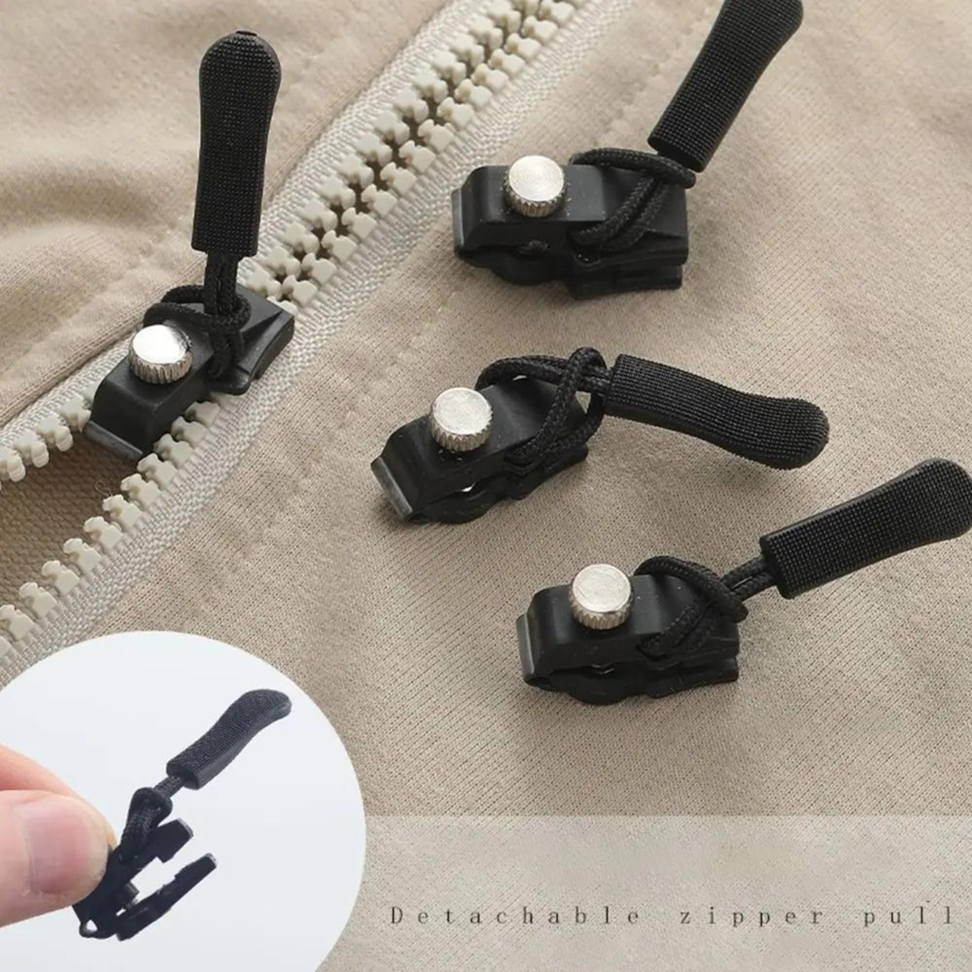 3Size Zipper Repair Kit  Metal Replacement Zipper Heads For Suitcases Bags Clothing  DIY Sewing Rep 1