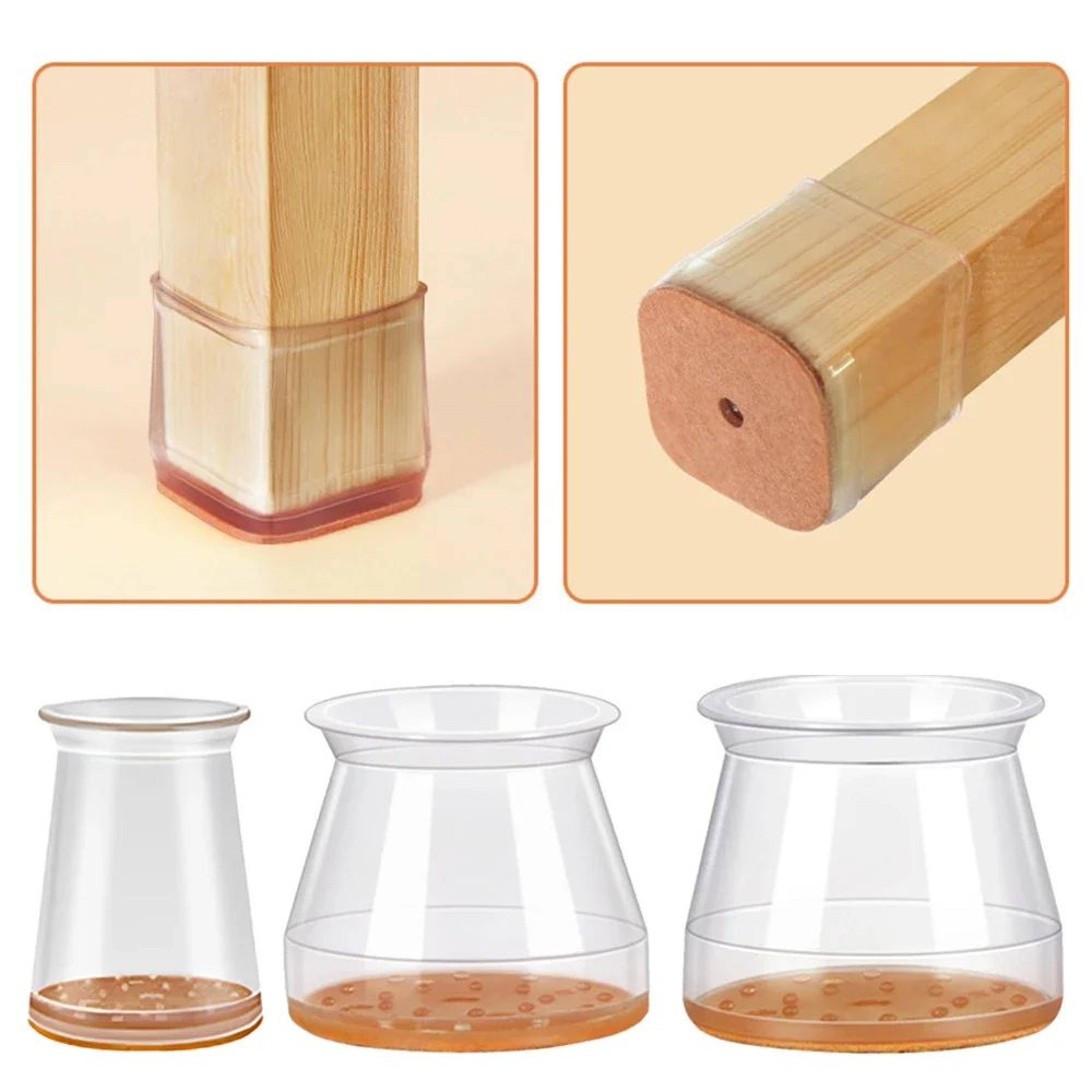 8pcs Silicone Chair Leg Covers  Thickened NonSlip Floor Protectors For Chairs Stools  Furniture Leg 3