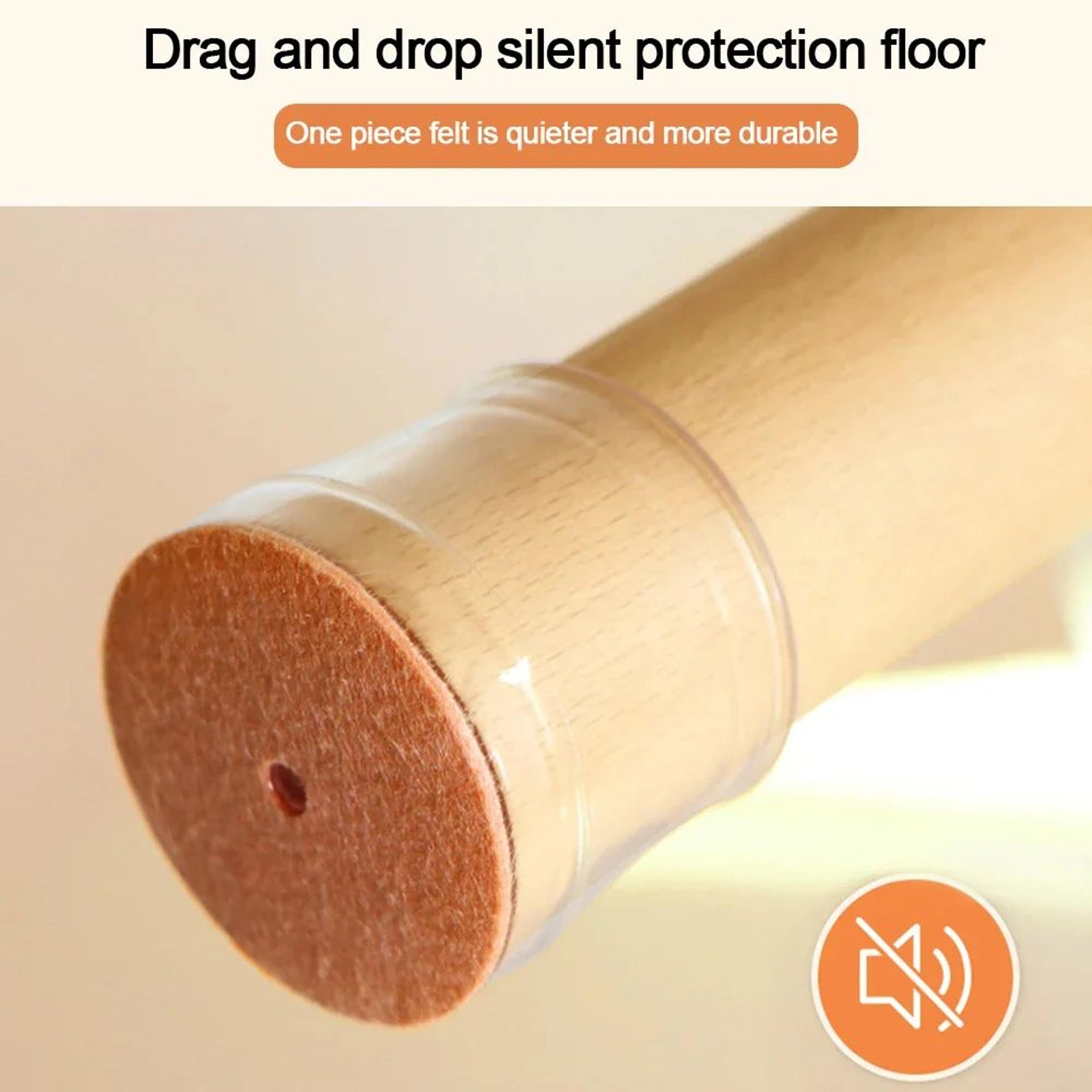 8pcs Silicone Chair Leg Covers  Thickened NonSlip Floor Protectors For Chairs Stools  Furniture Leg 4
