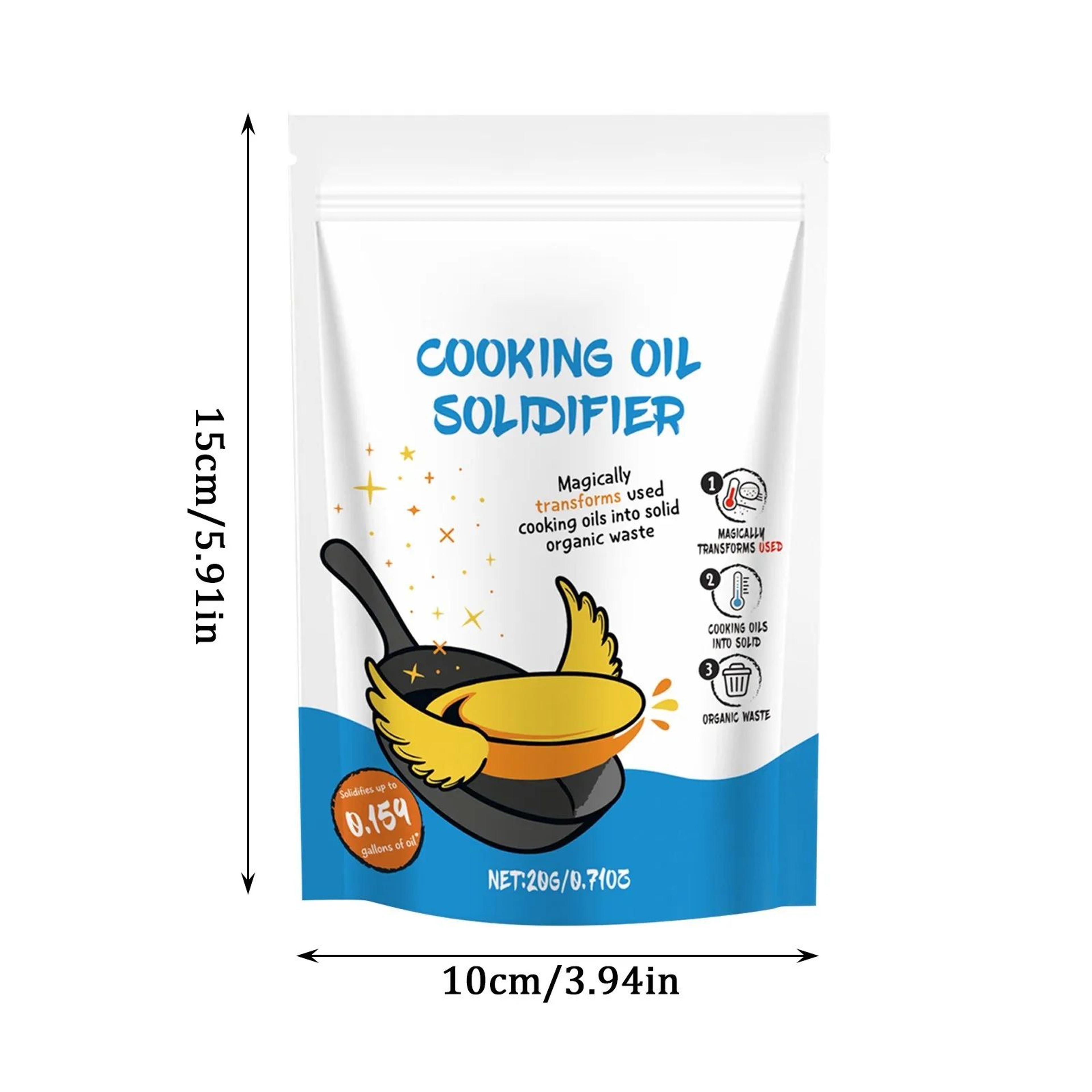 Cooking Oil Solidifier  FastActing Waste Oil Hardener For Easy Kitchen Grease Disposal 2