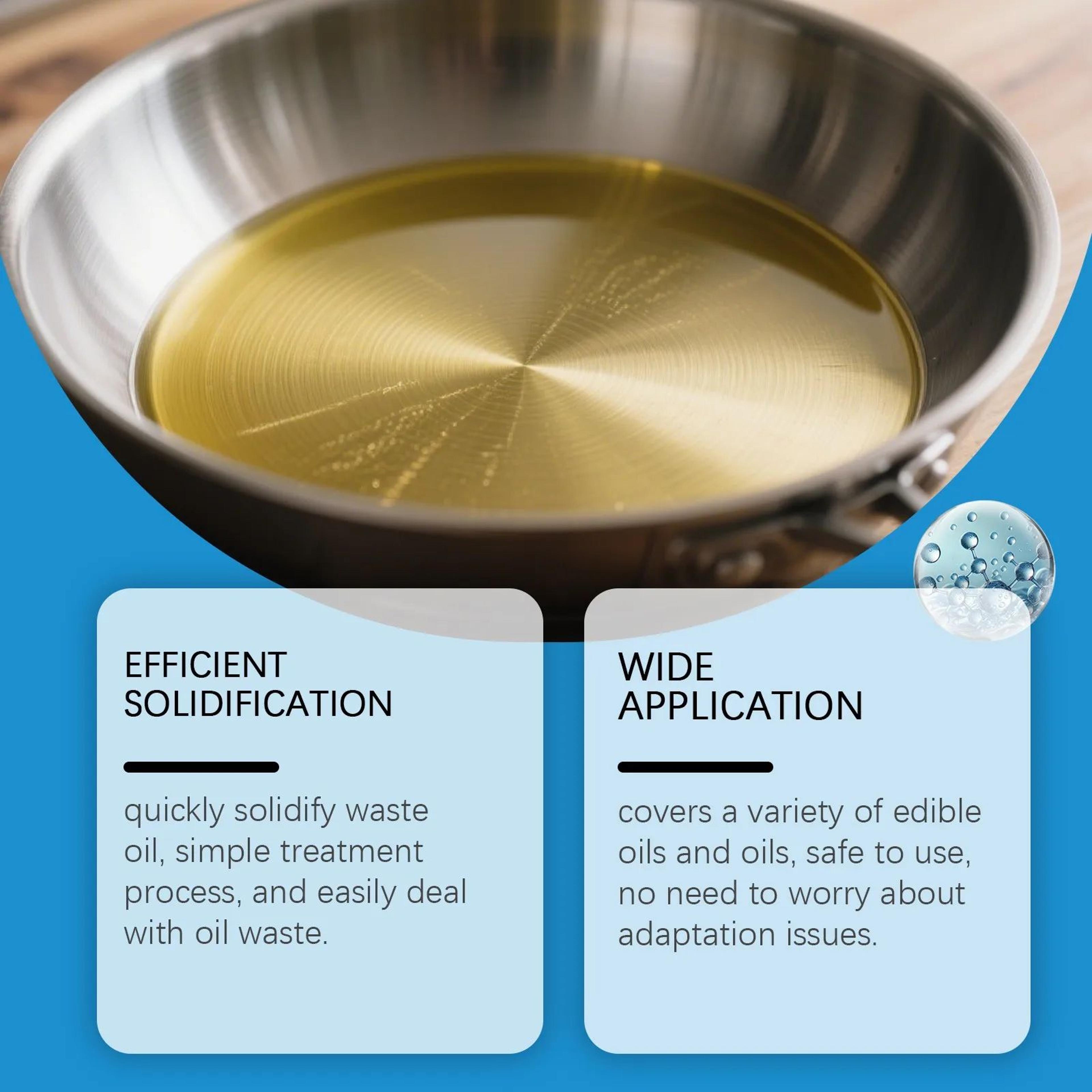 Cooking Oil Solidifier  FastActing Waste Oil Hardener For Easy Kitchen Grease Disposal 4