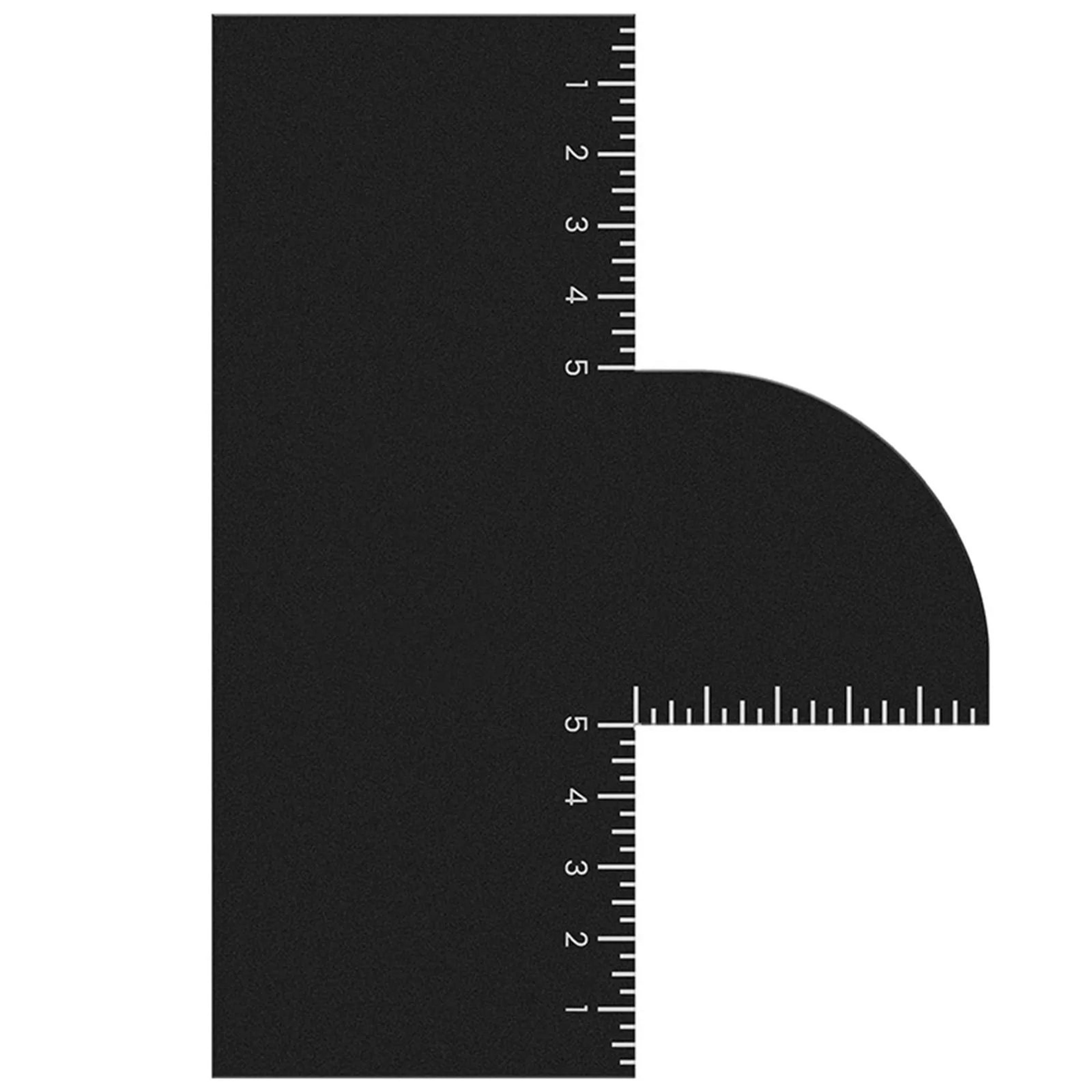 Mens Hairline  Beard Lineup Guide  Barber Haircut Styling Template With Measurement Ruler For Edge  1
