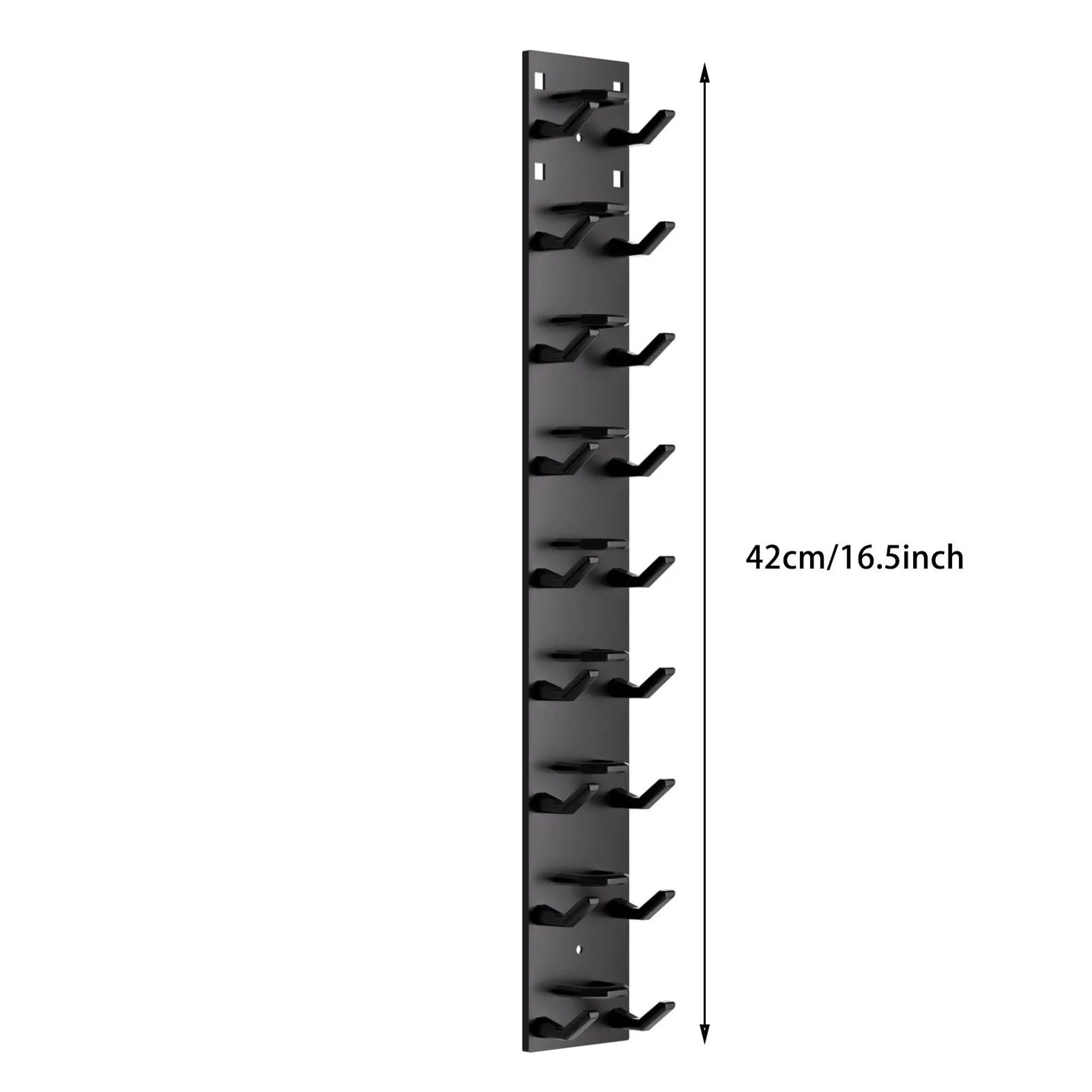 9Grid Wall Mounted Cap Rack  Metal Baseball Hat Holder Closet Storage Organizer SpaceSaving Hanger  5