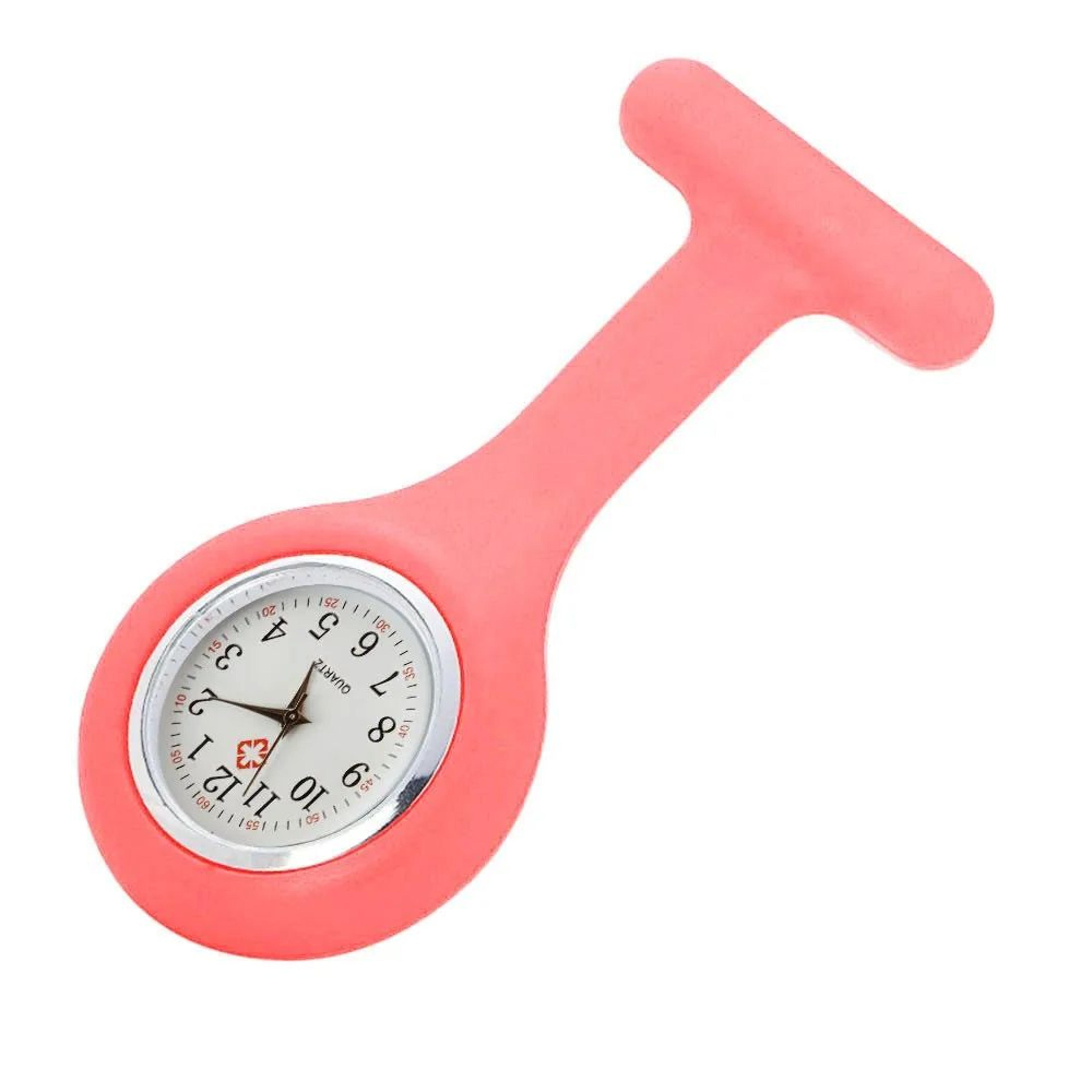 Womens Nurse Fob Watch  Quartz ClipOn Pocket Watch With Brooch Pin Portable Analog Hanging Clock Fo 3