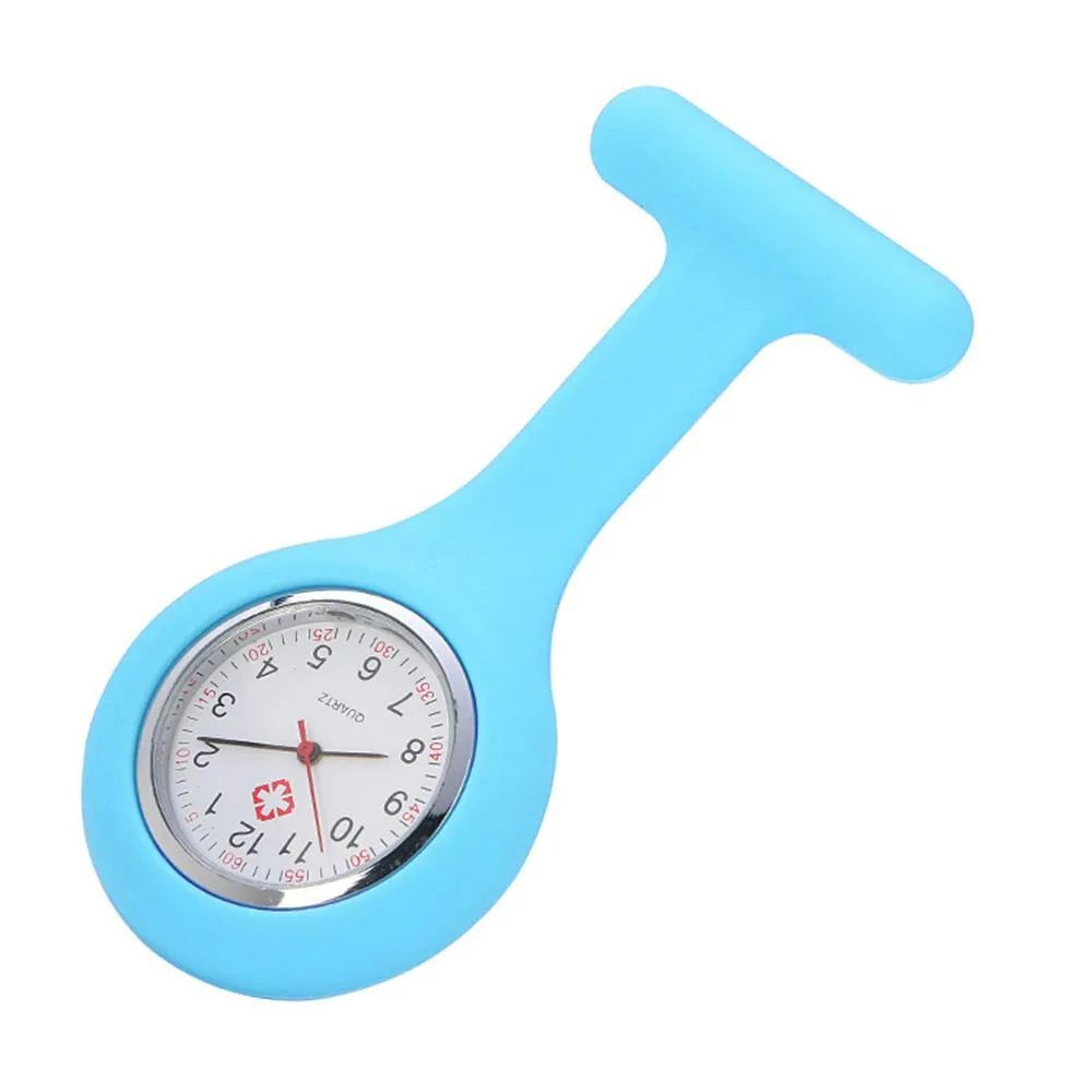 Womens Nurse Fob Watch  Quartz ClipOn Pocket Watch With Brooch Pin Portable Analog Hanging Clock Fo 4