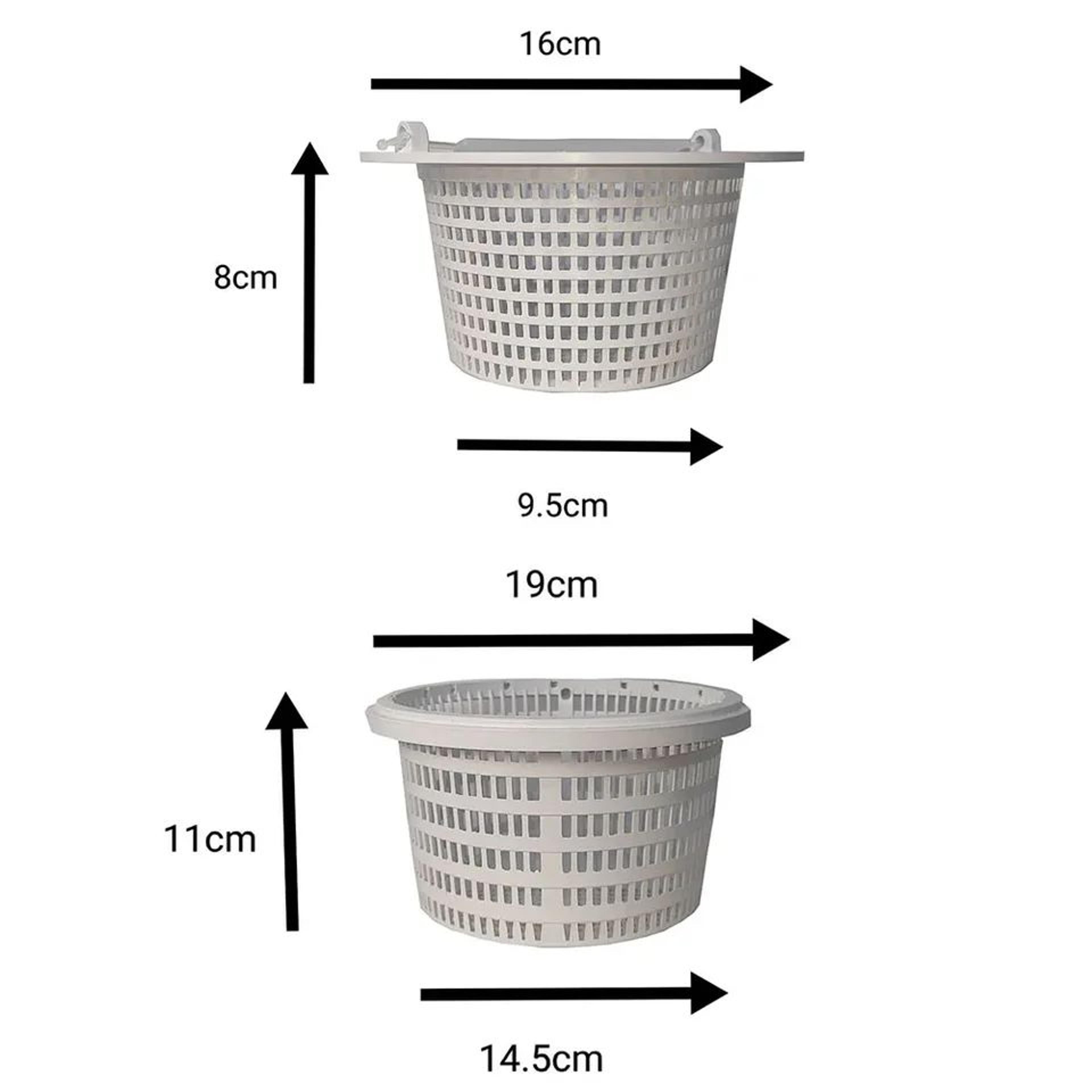 1pc Pool Skimmer Basket  Replacement Filter Basket With Handle For Hayward SPX1091C SP1091LX SP1091 4