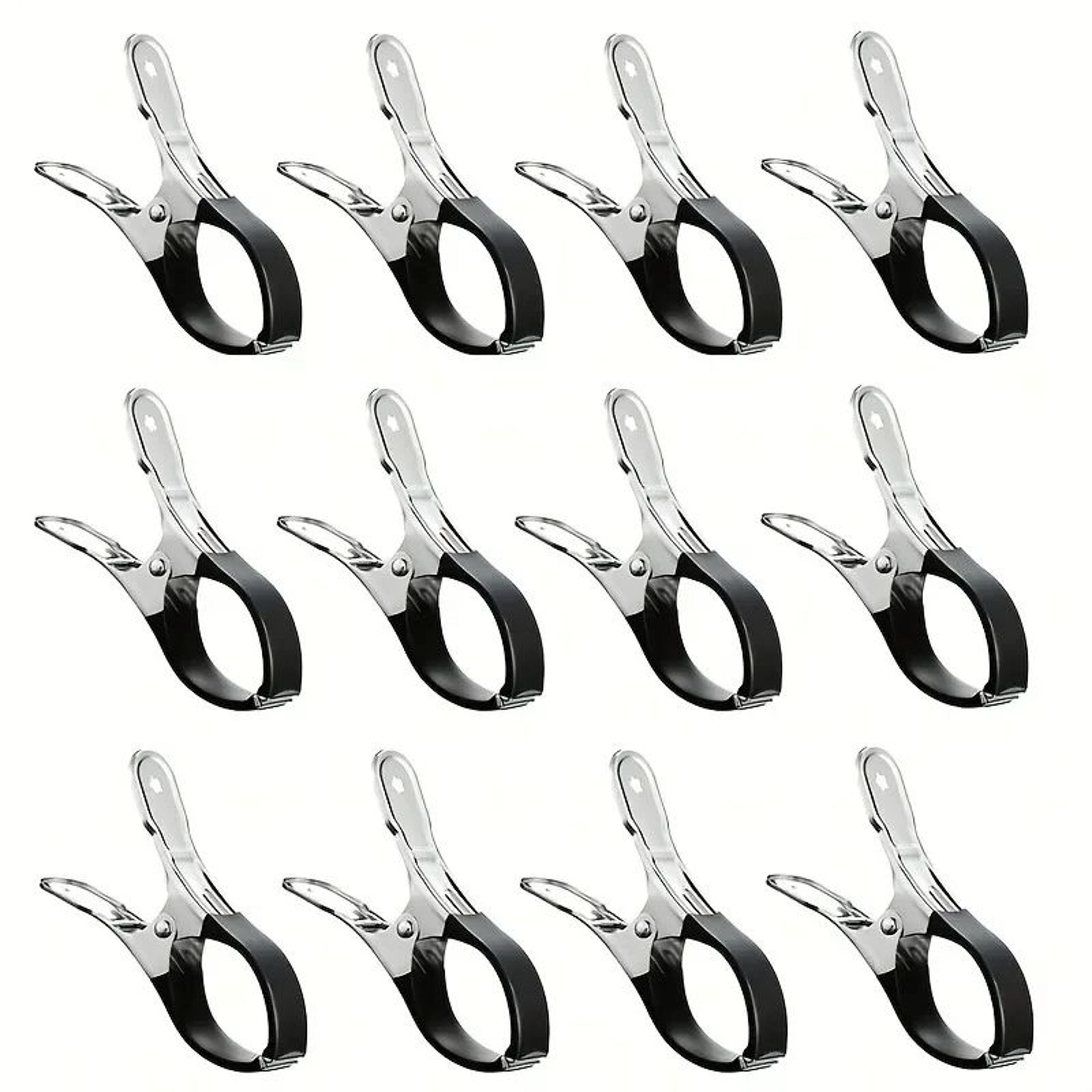 Heavy Duty Pool Cover Clips  Durable Stainless Steel Windproof Spring Clamps With Plastic Handles F 1