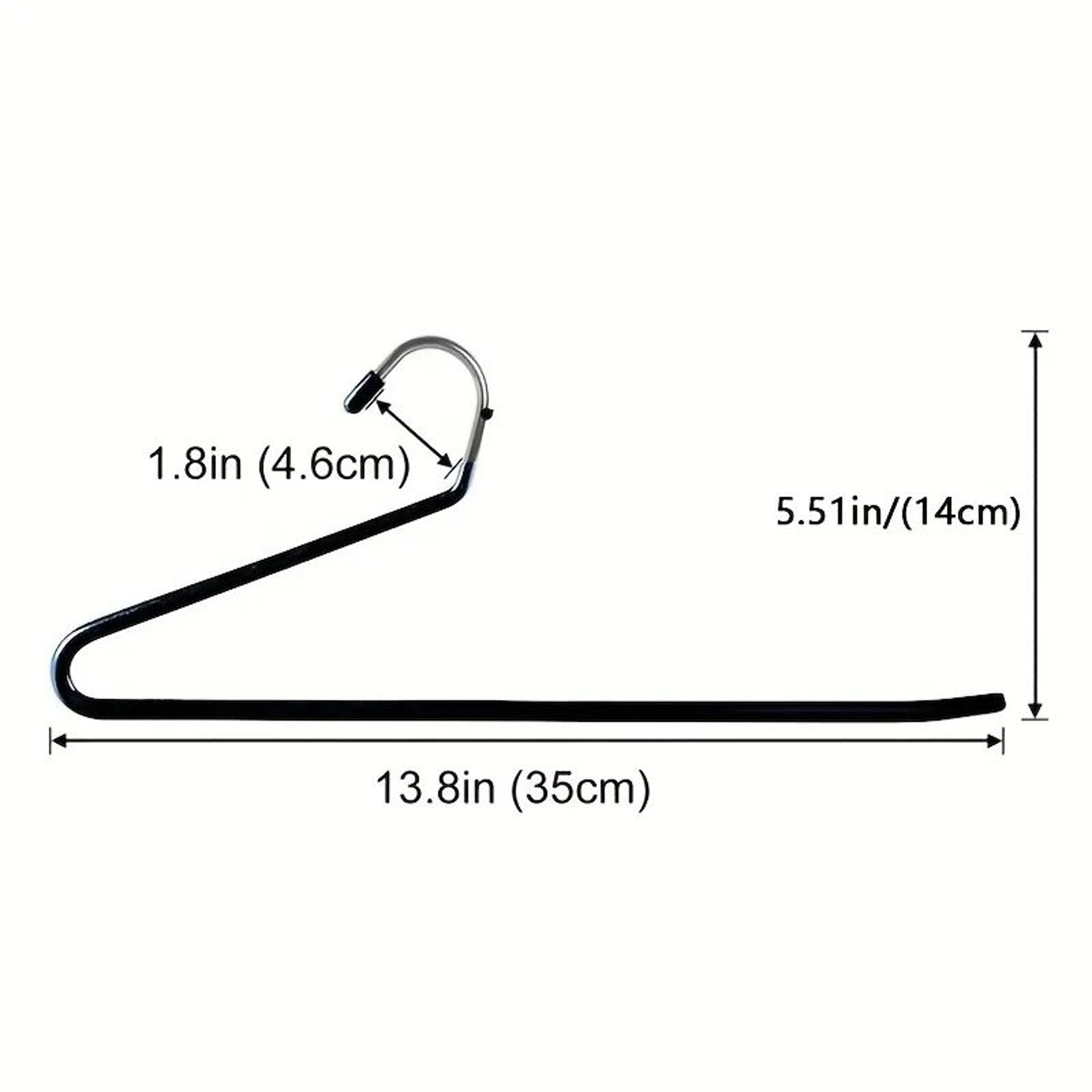 ZShaped Stainless Steel Pants Hanger  SpaceSaving Multifunctional Trouser Rack For Jeans Clothes  C 4