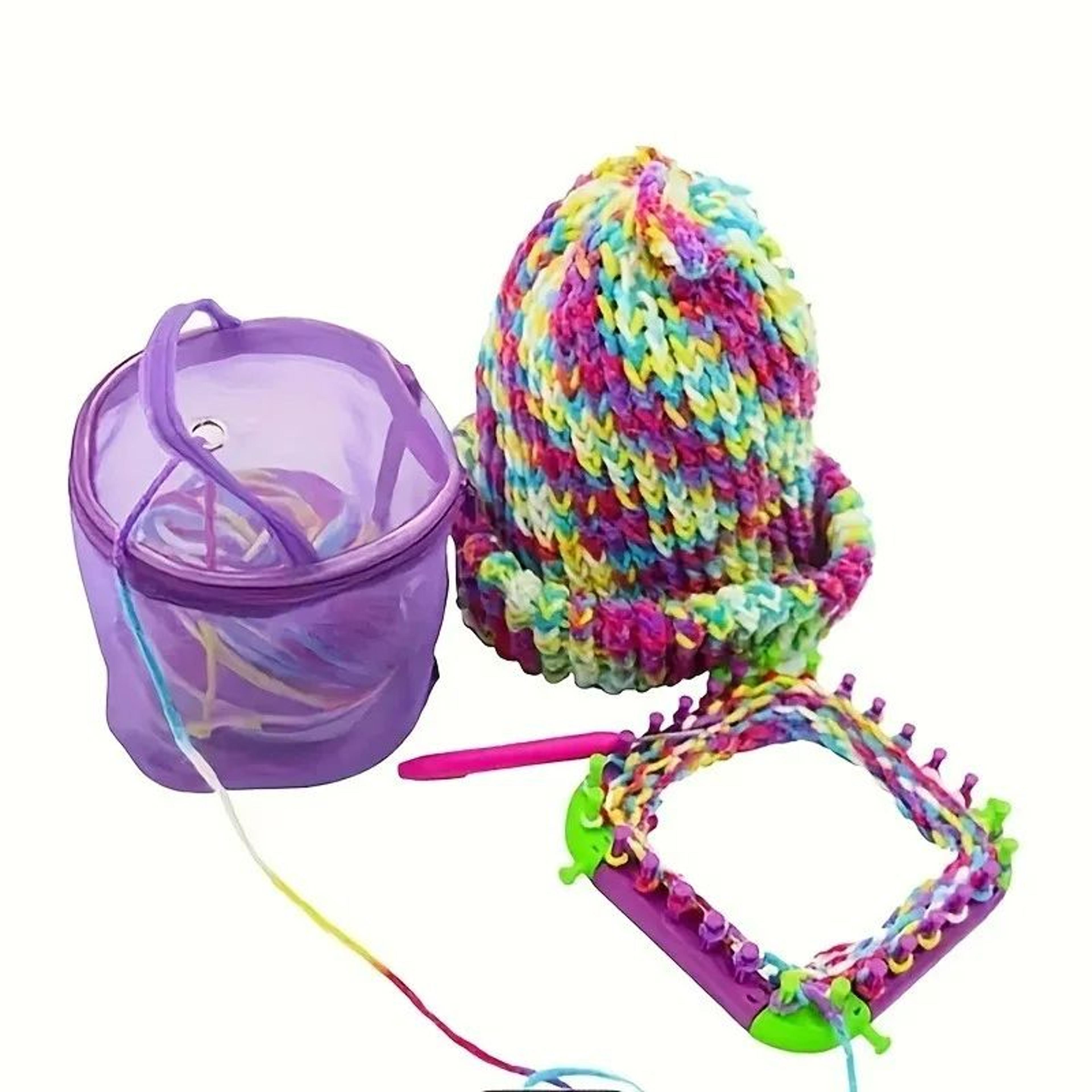 Colorful Nylon Mesh Yarn Storage Bag  Zippered Knitting  Crochet Organizer For Yarn Hooks Needles   5
