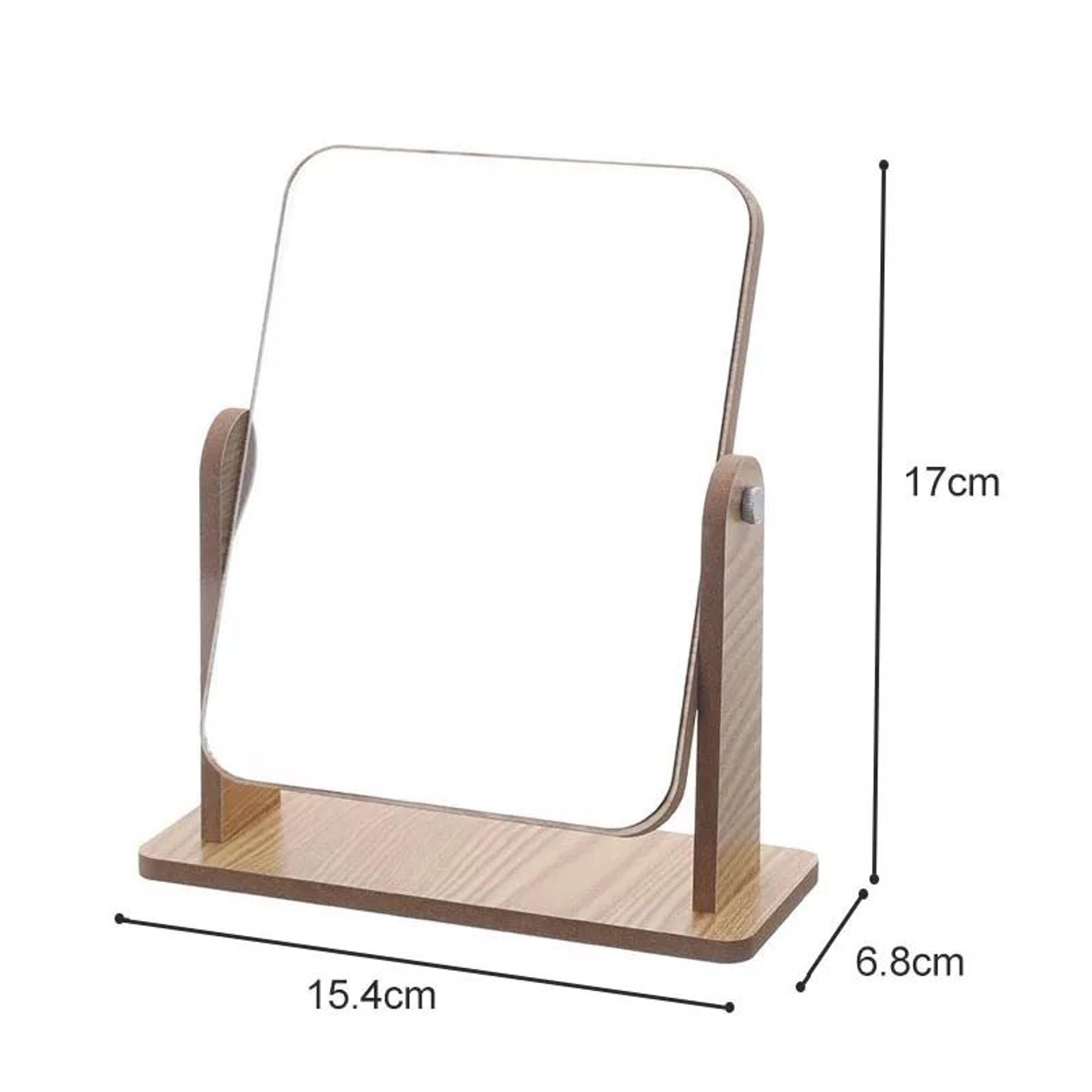 Folding Tabletop Magnifying Makeup Mirror  360 Rotating Adjustable Vanity Mirror For Makeup Travel  6
