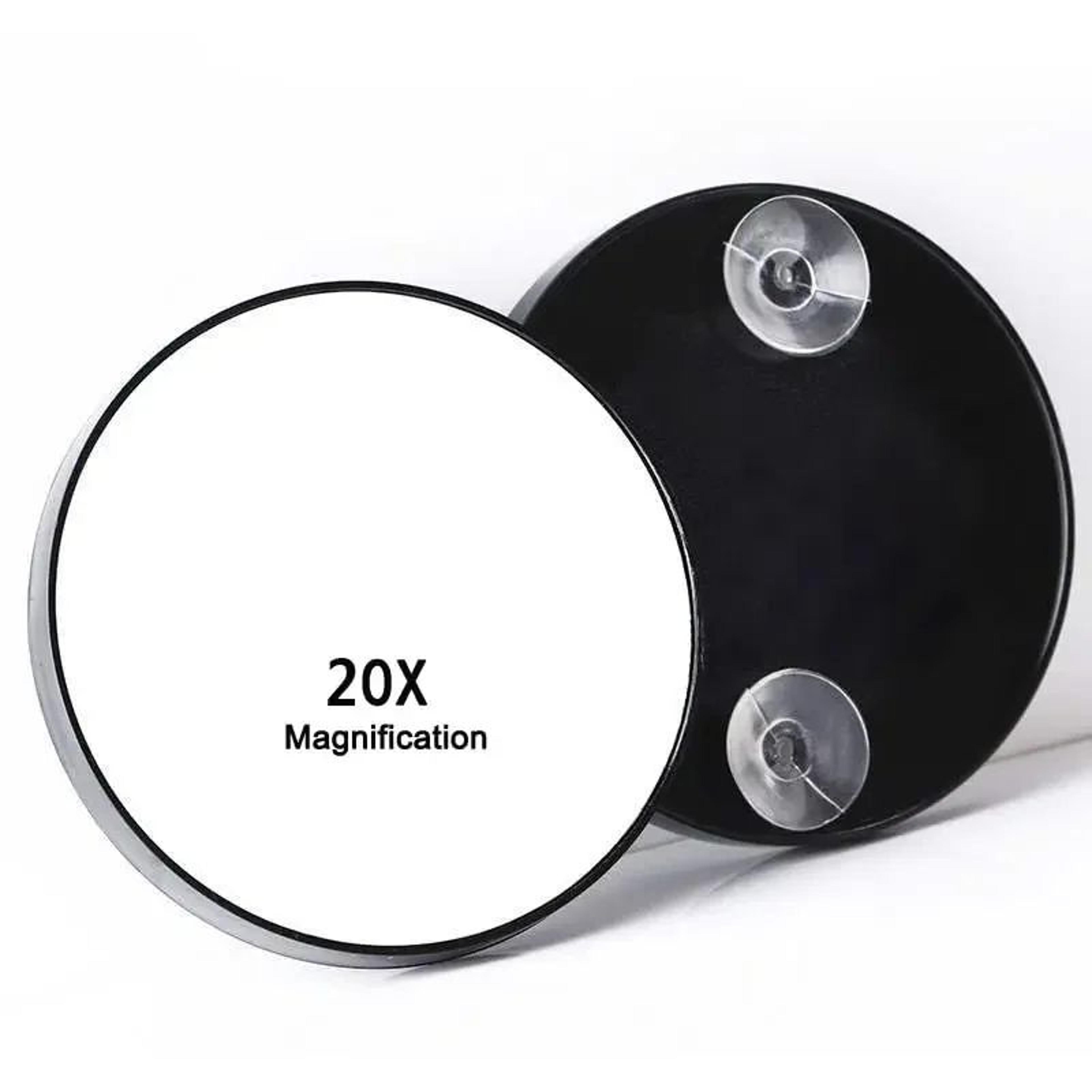 20X30X Magnifying Makeup Mirror  Portable Round Suction Cup Mirror For Eyebrow Tweezing Skincare  B 6