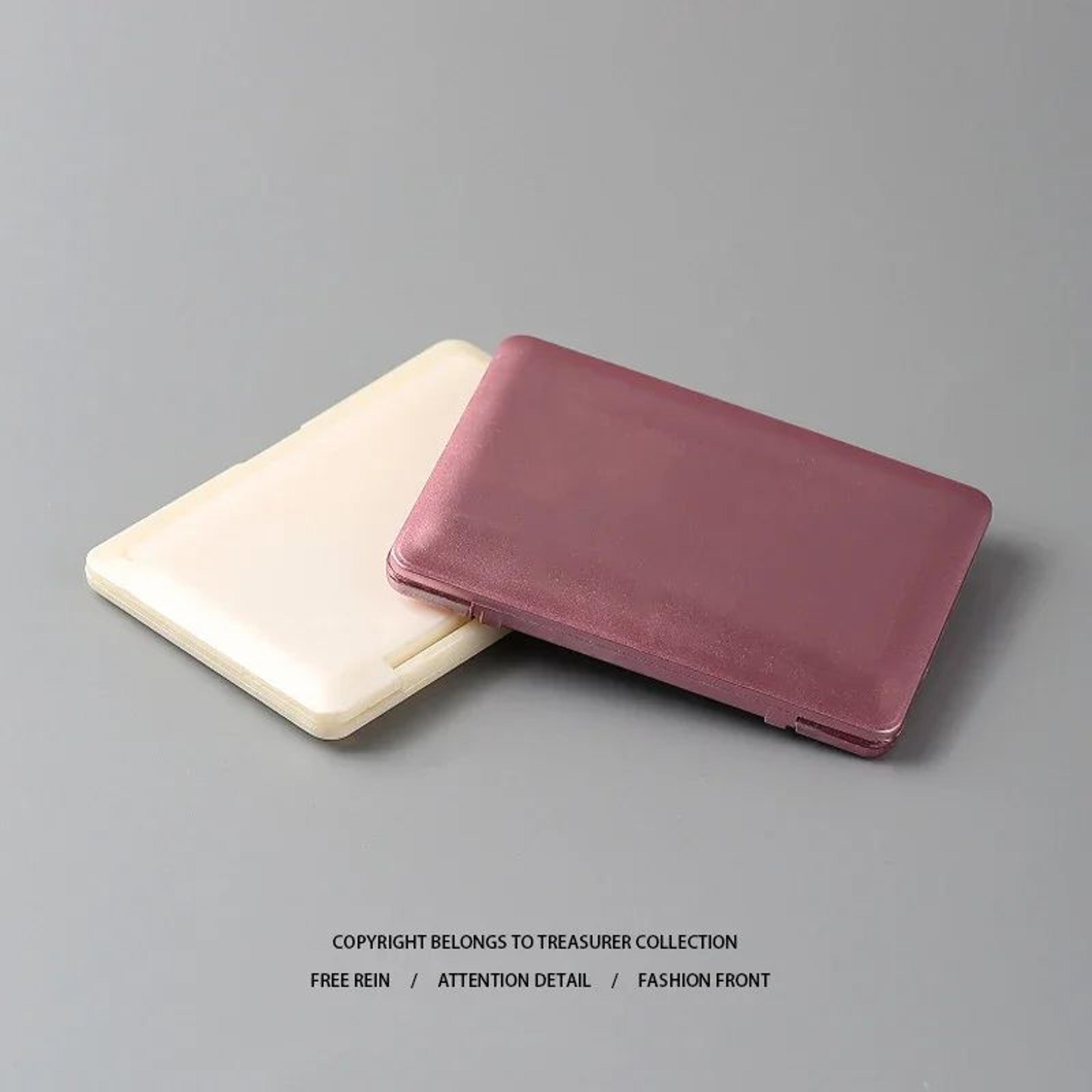 Mini LaptopShaped Pocket Makeup Mirror  Foldable Portable Compact Vanity Mirror For Travel Beauty T 4