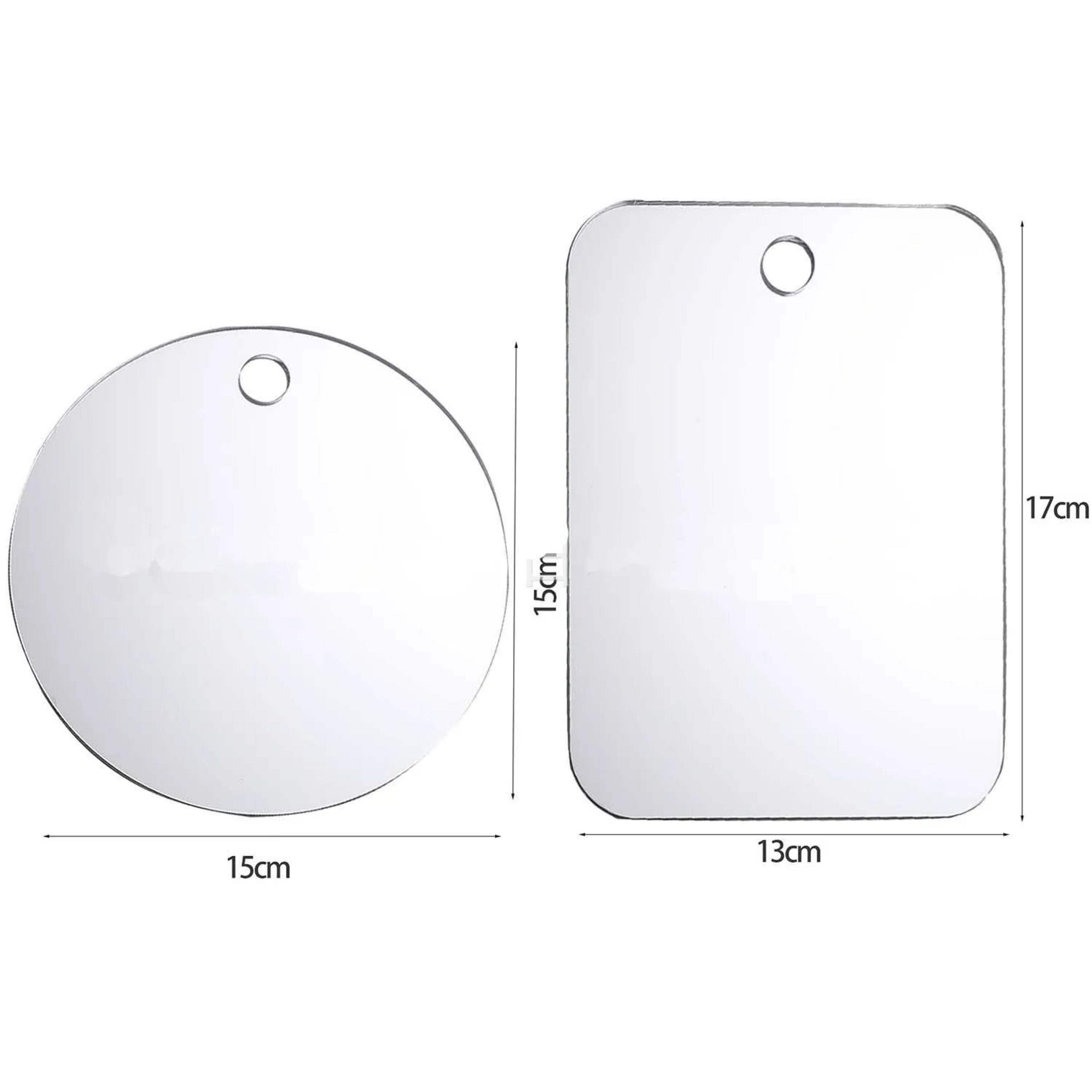 FogFree Acrylic Shower Mirror  Unbreakable Wall Suction Shaving Makeup Mirror For Bathroom And Trav 5
