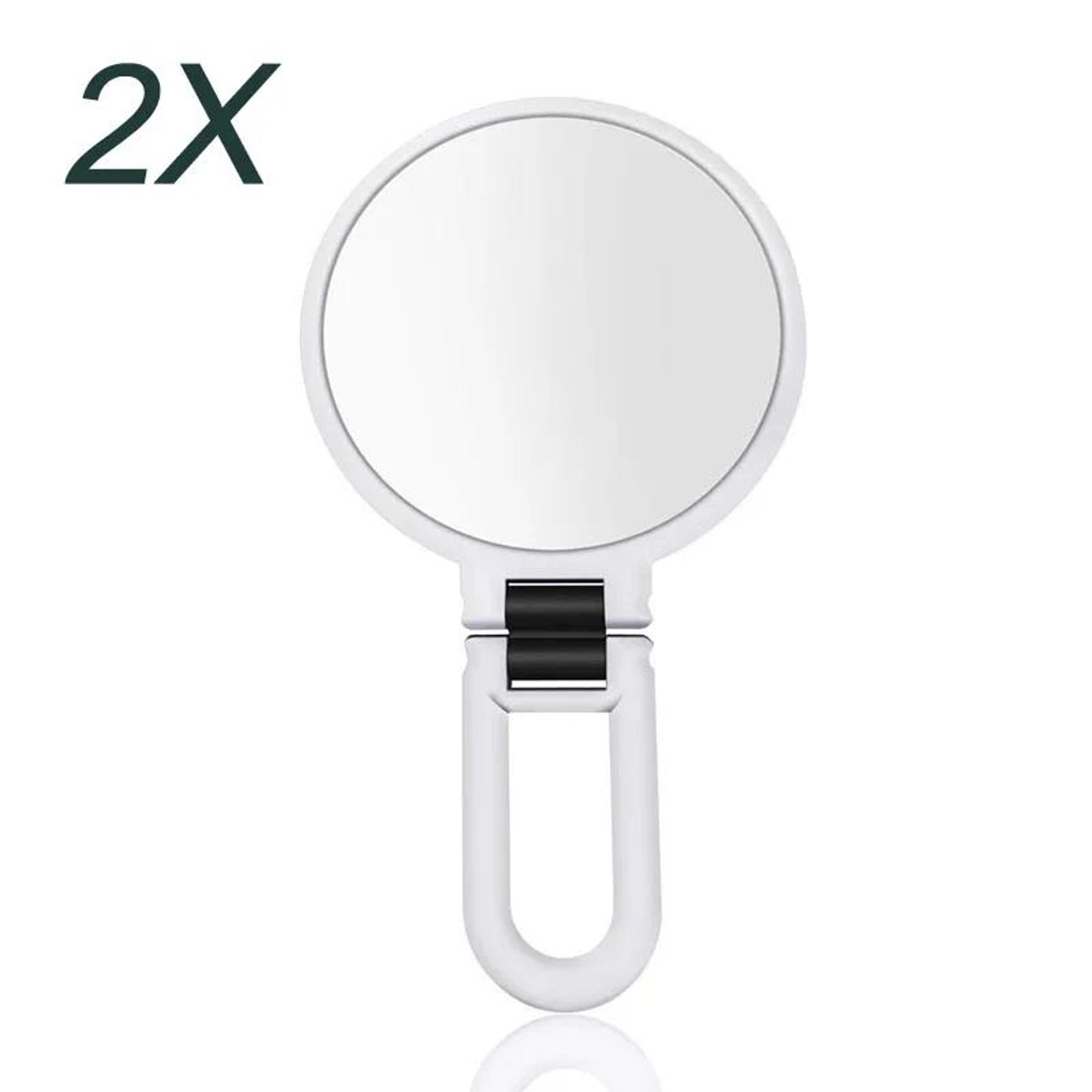 Portable Magnifying Makeup Mirror  2X 5X 10X 15X Compact Folding Pocket Vanity Mirror For Travel Ta 18