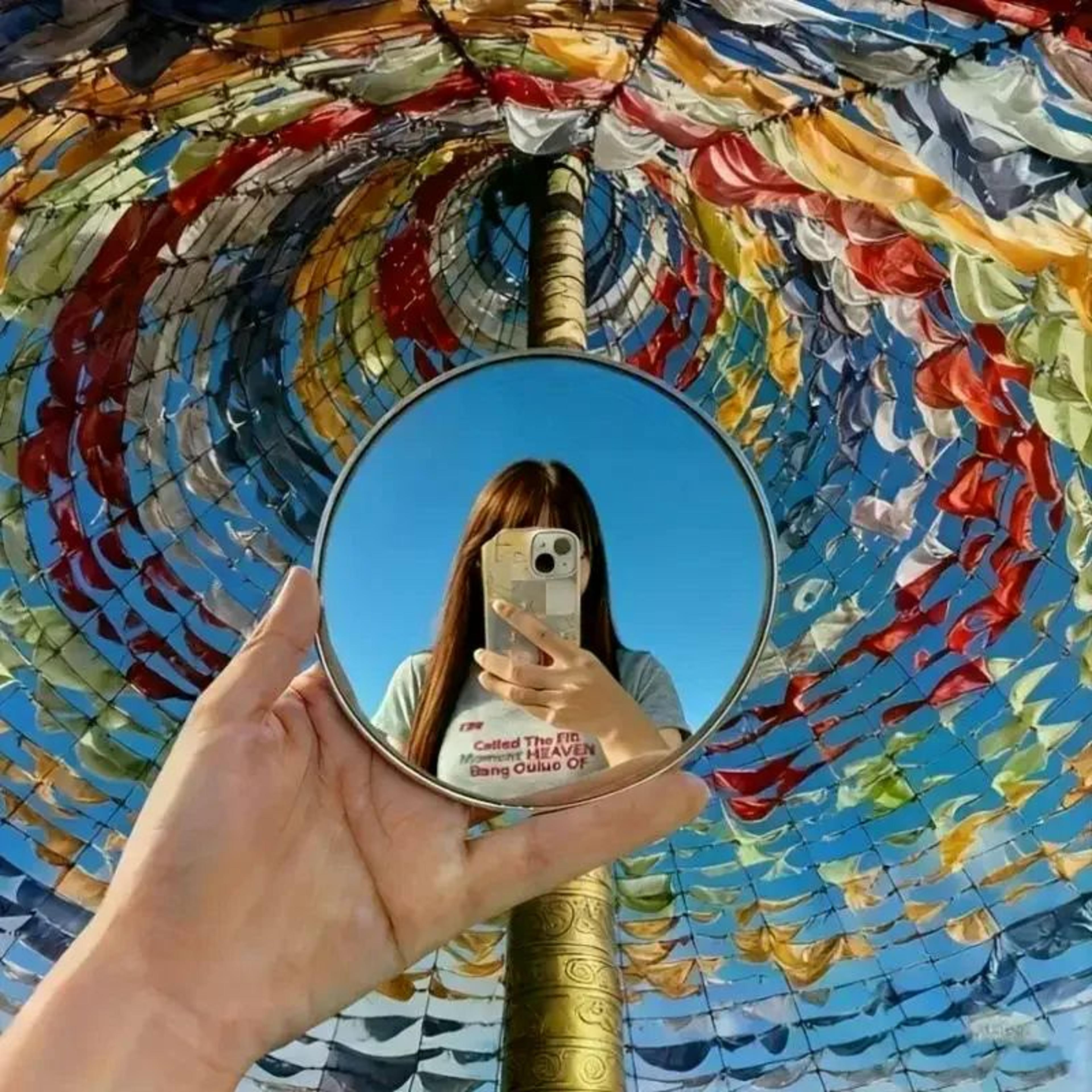 Wide Angle Convex Travel Mirror  Compact Mini Handheld Selfie Mirror For Makeup Photography  Conten 2