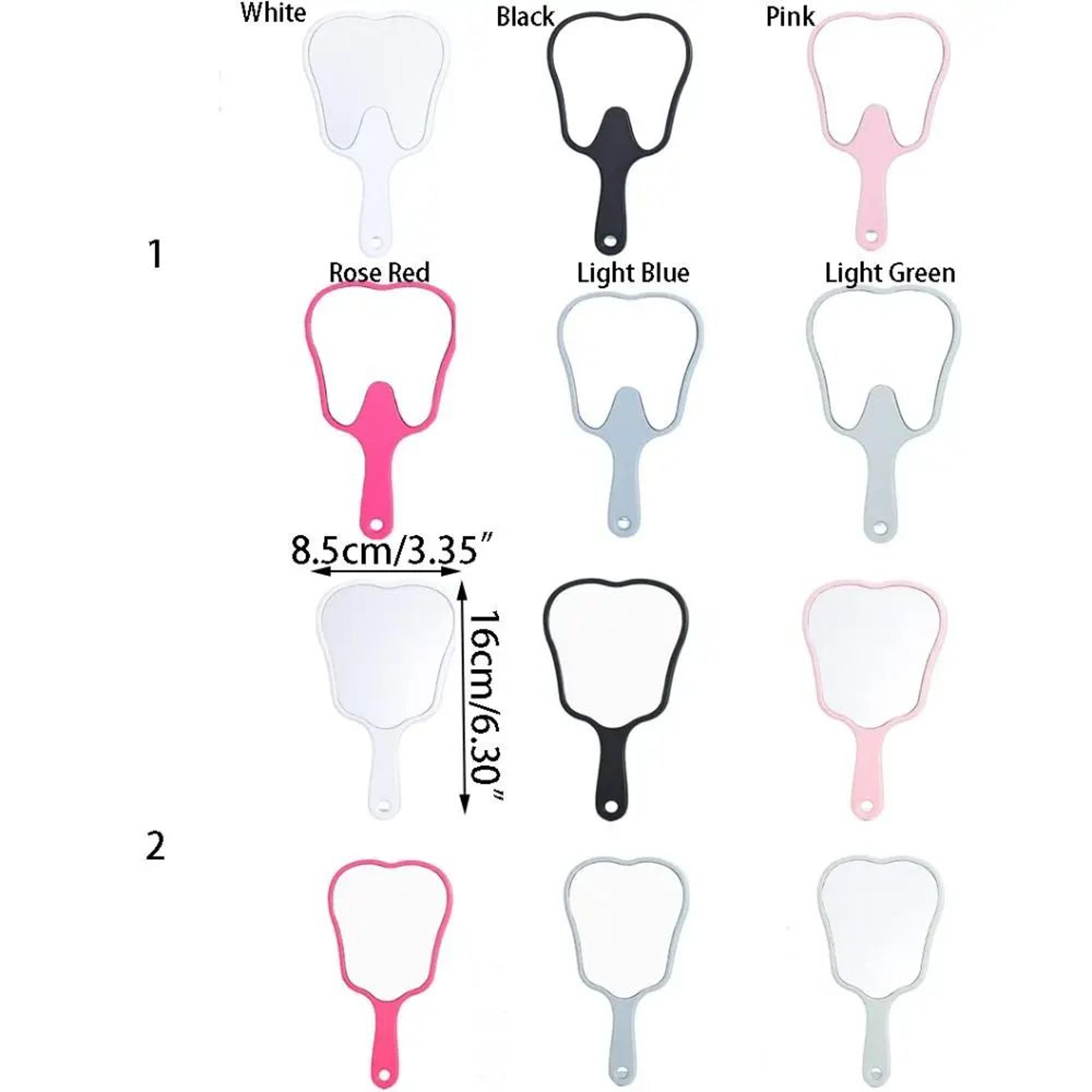 Portable Dental Makeup Mirror  Compact Handheld Cosmetic Mirror With Cute Tooth Shape For Travel 5