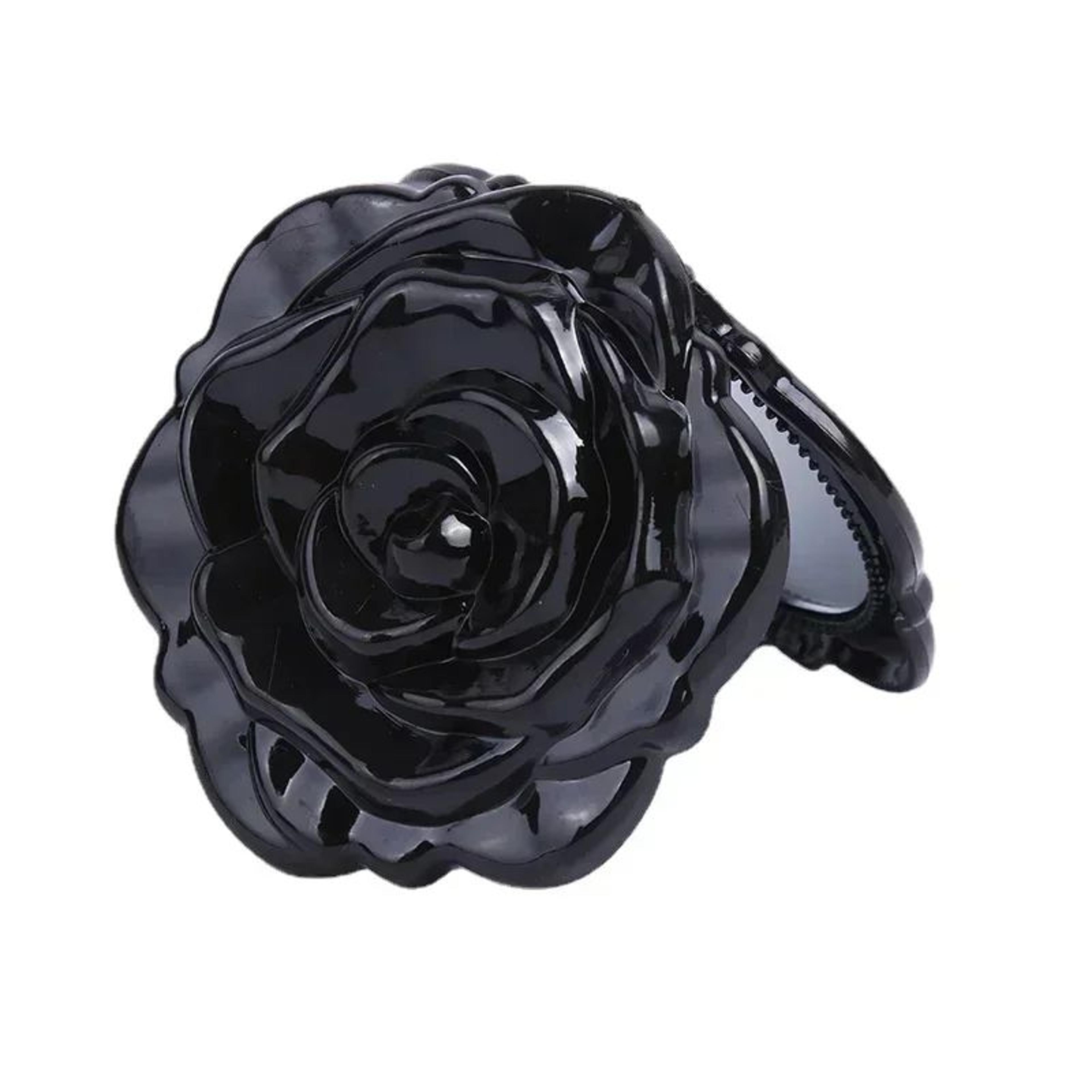 Retro Rose Pocket Makeup Mirror  Double Sided Compact Folding Cosmetic Mirror For Travel Purse Hand 2
