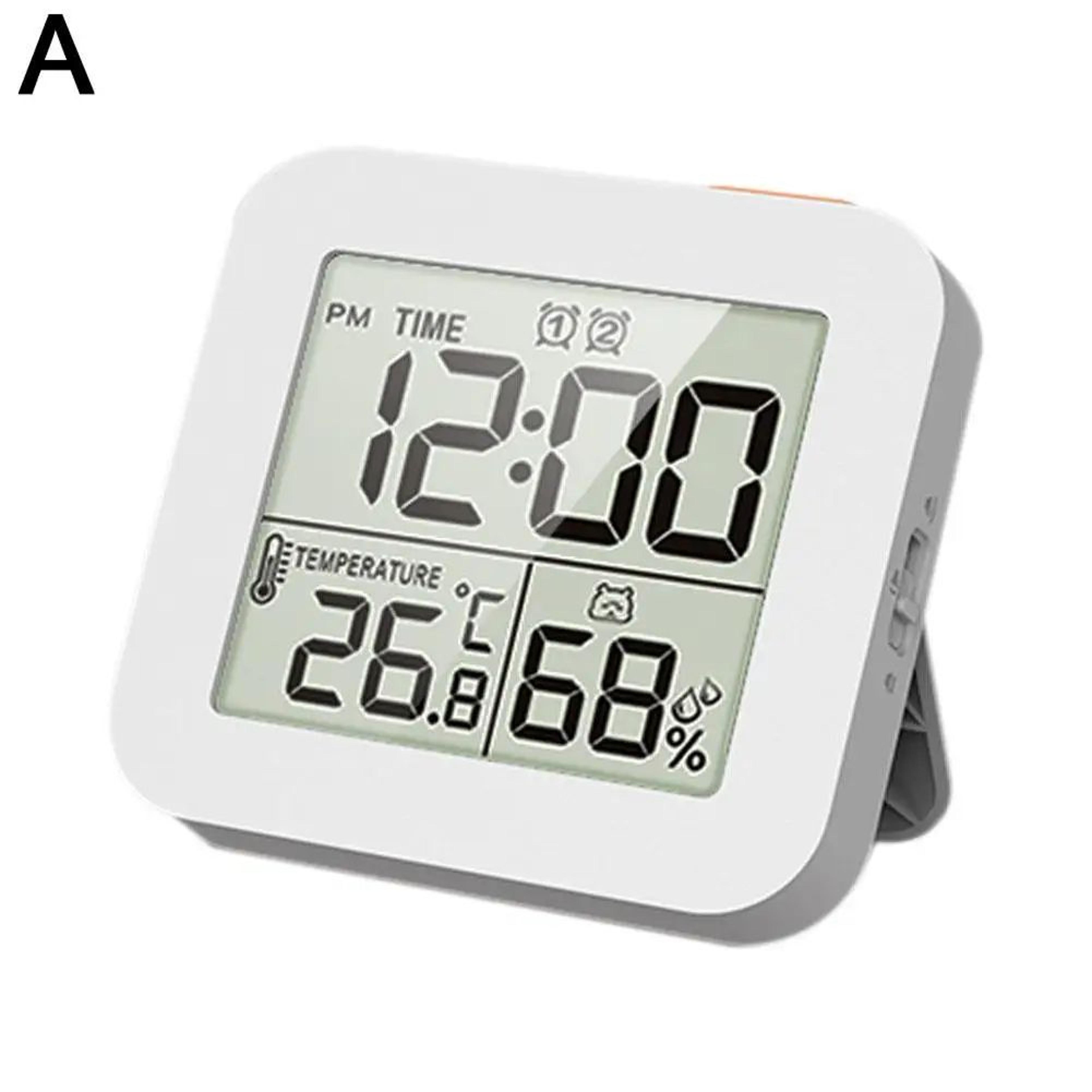 Waterproof Digital Shower Clock  LCD Bathroom Timer With Temperature Humidity Display Suction Cup   6