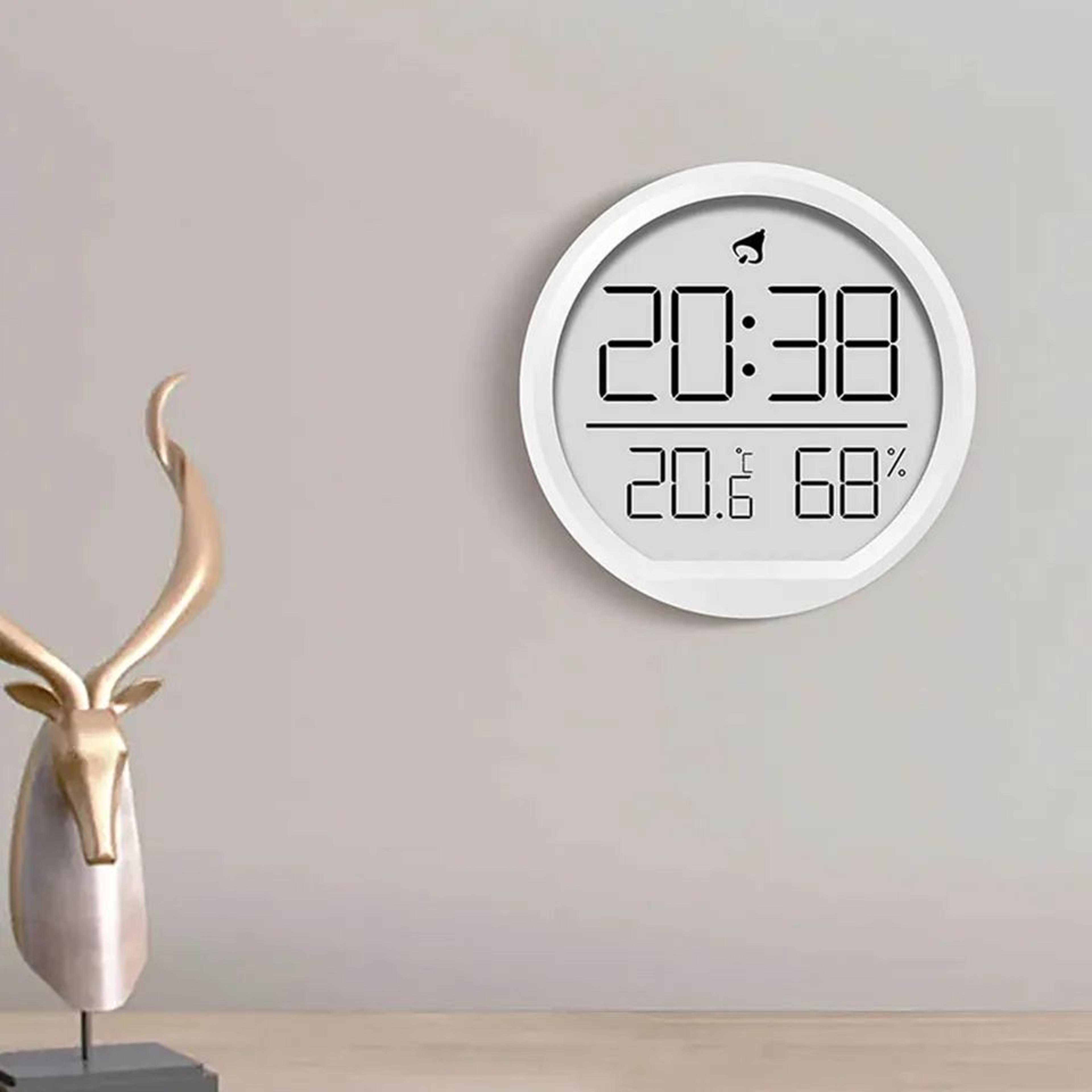 Digital Indoor Clock  Temperature Humidity Date Display Magnetic Wall  Desk Clock 4
