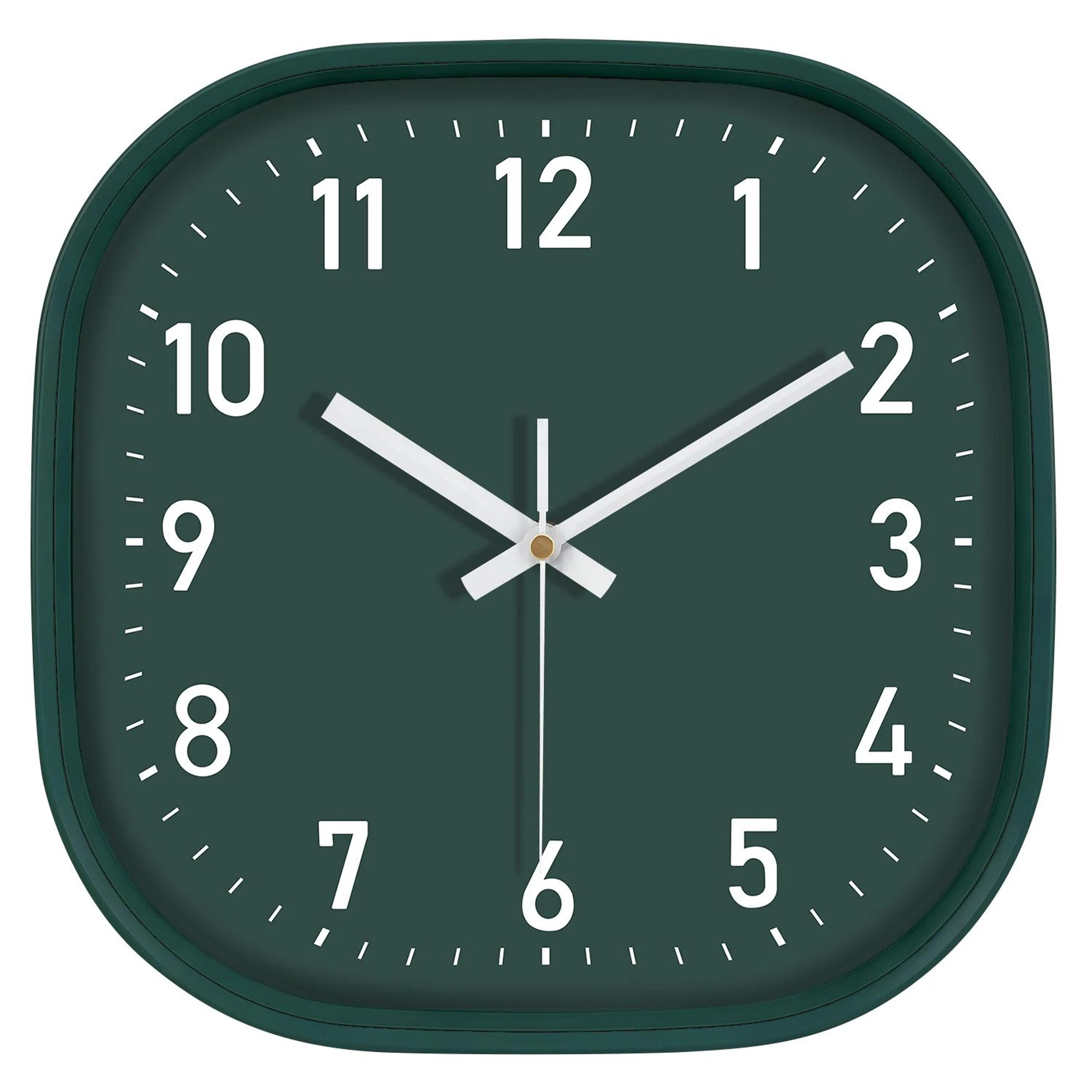 Square Quartz Wall Clock  Modern Silent Decorative Clock With Clear Dial For Home Office Living Roo 6
