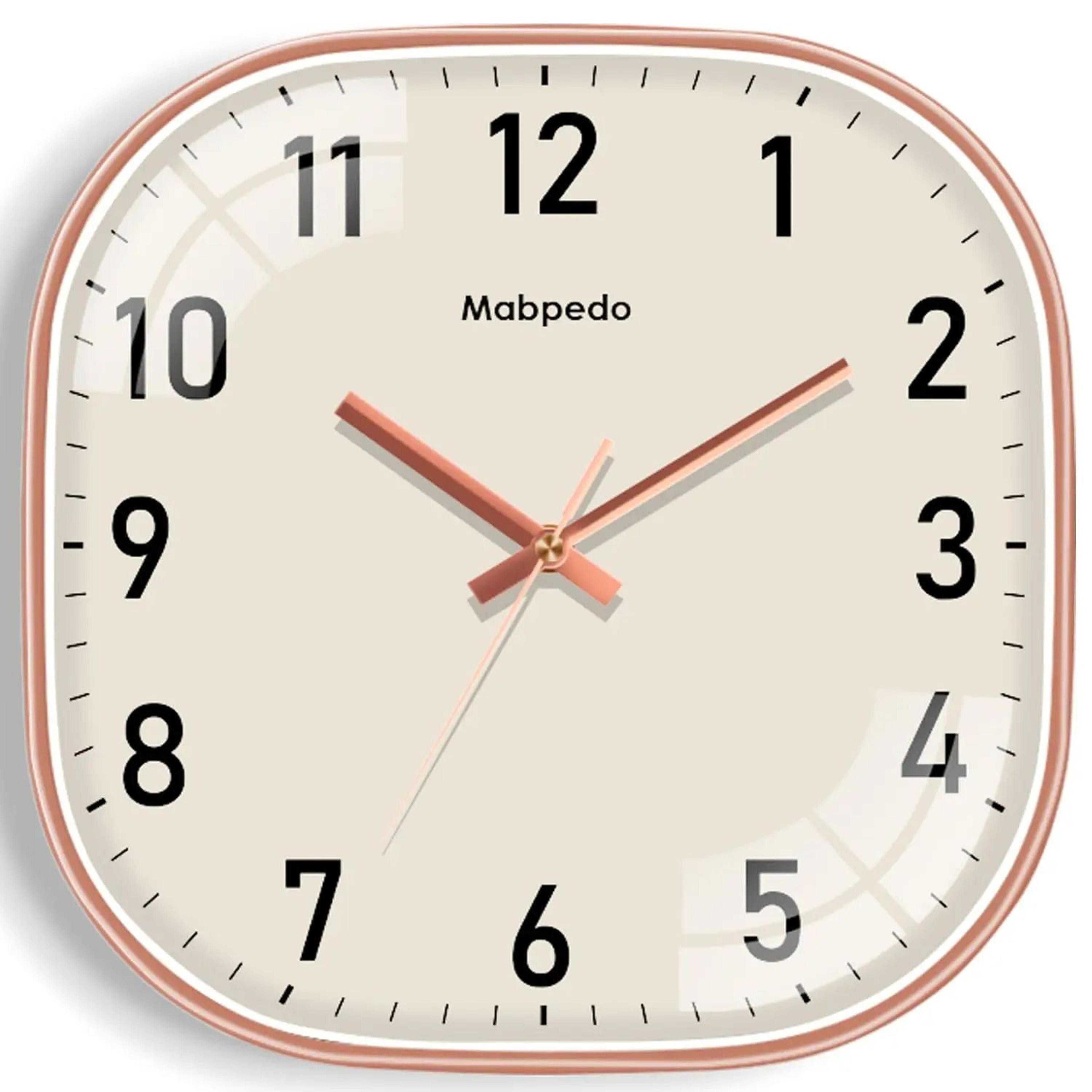 Square Quartz Wall Clock  Modern Silent Decorative Clock With Clear Dial For Home Office Living Roo 7