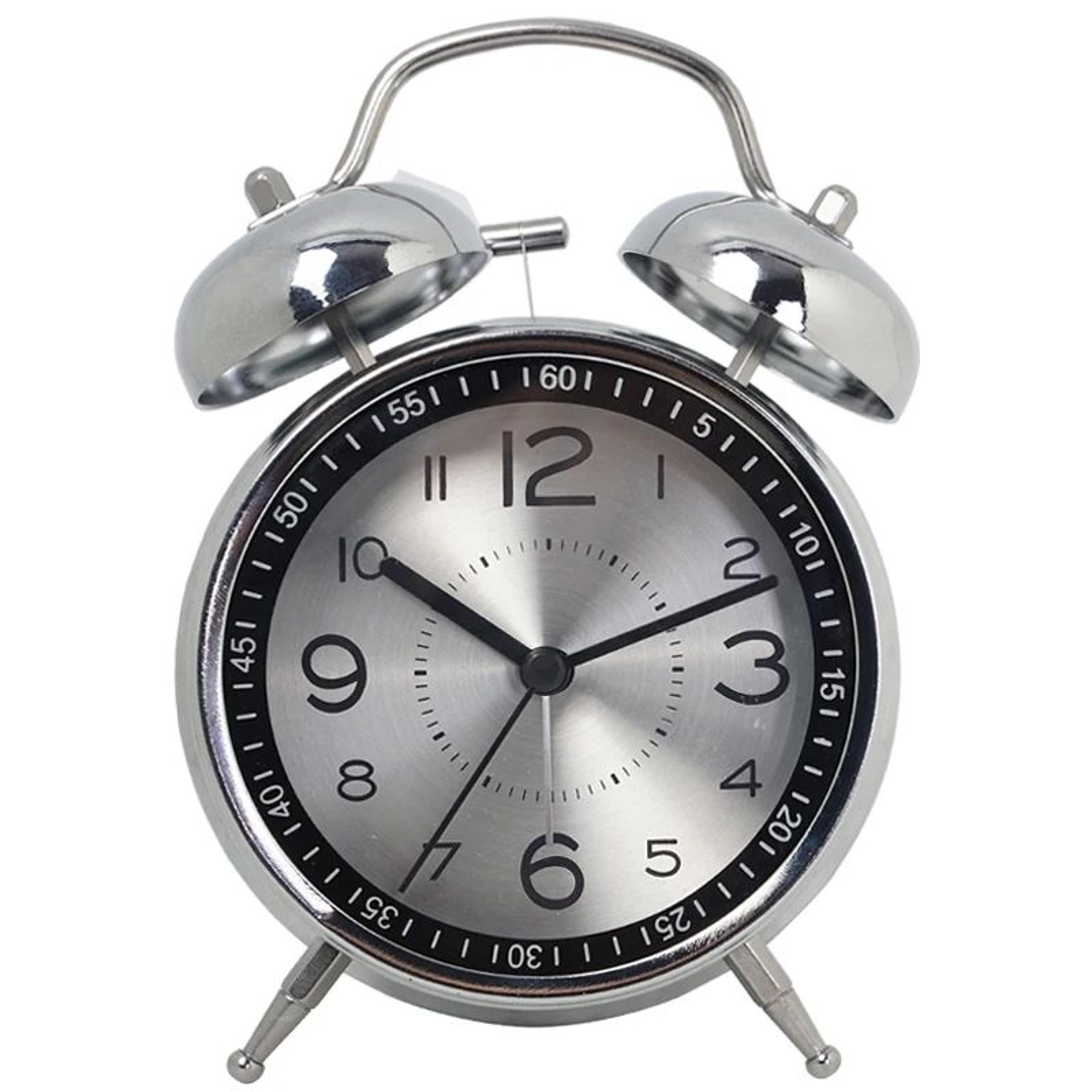Silent Metal Student Alarm Clock  63 In Compact Quartz Desk Clock With Glow Pointer For Kids Bedroo 10