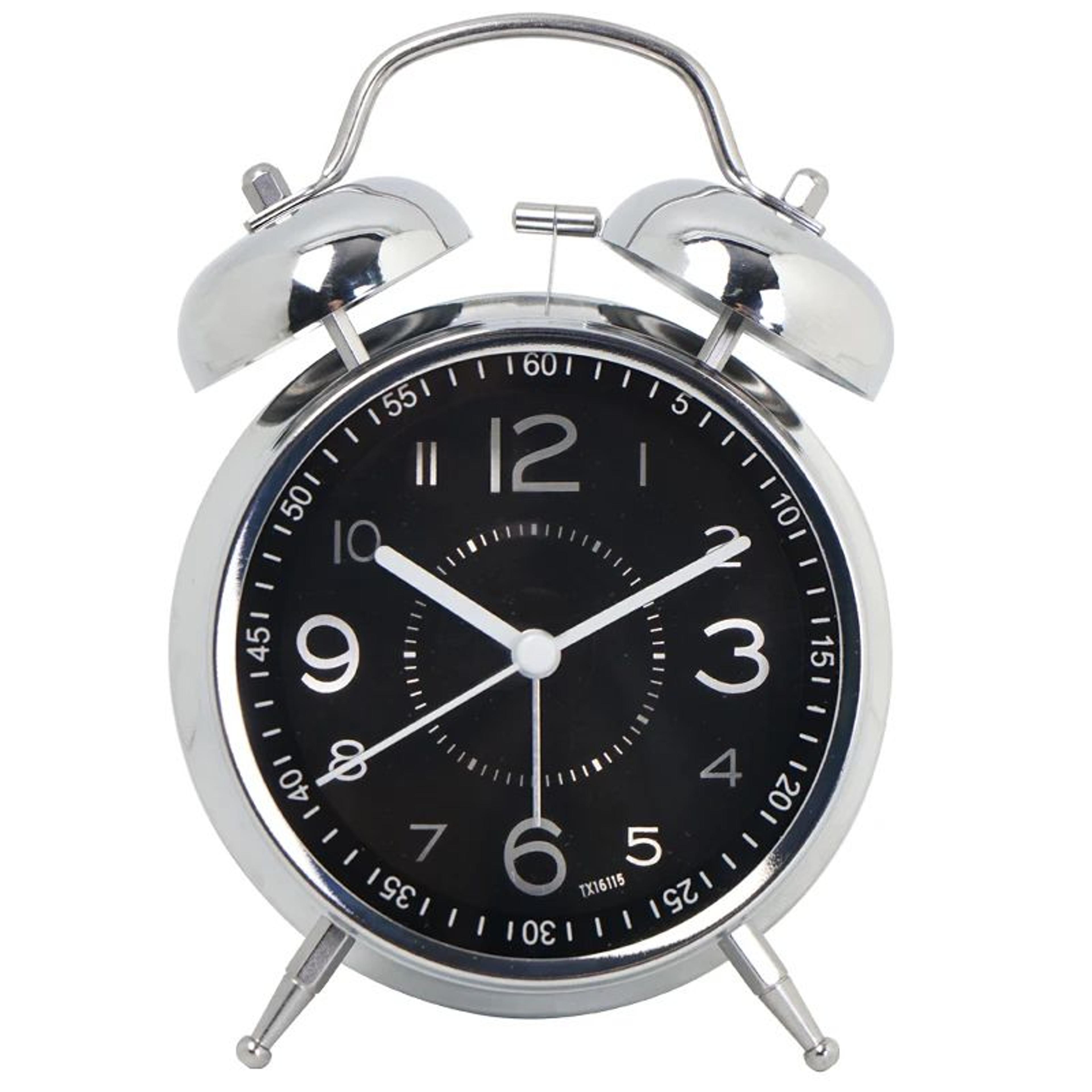 Silent Metal Student Alarm Clock  63 In Compact Quartz Desk Clock With Glow Pointer For Kids Bedroo 6