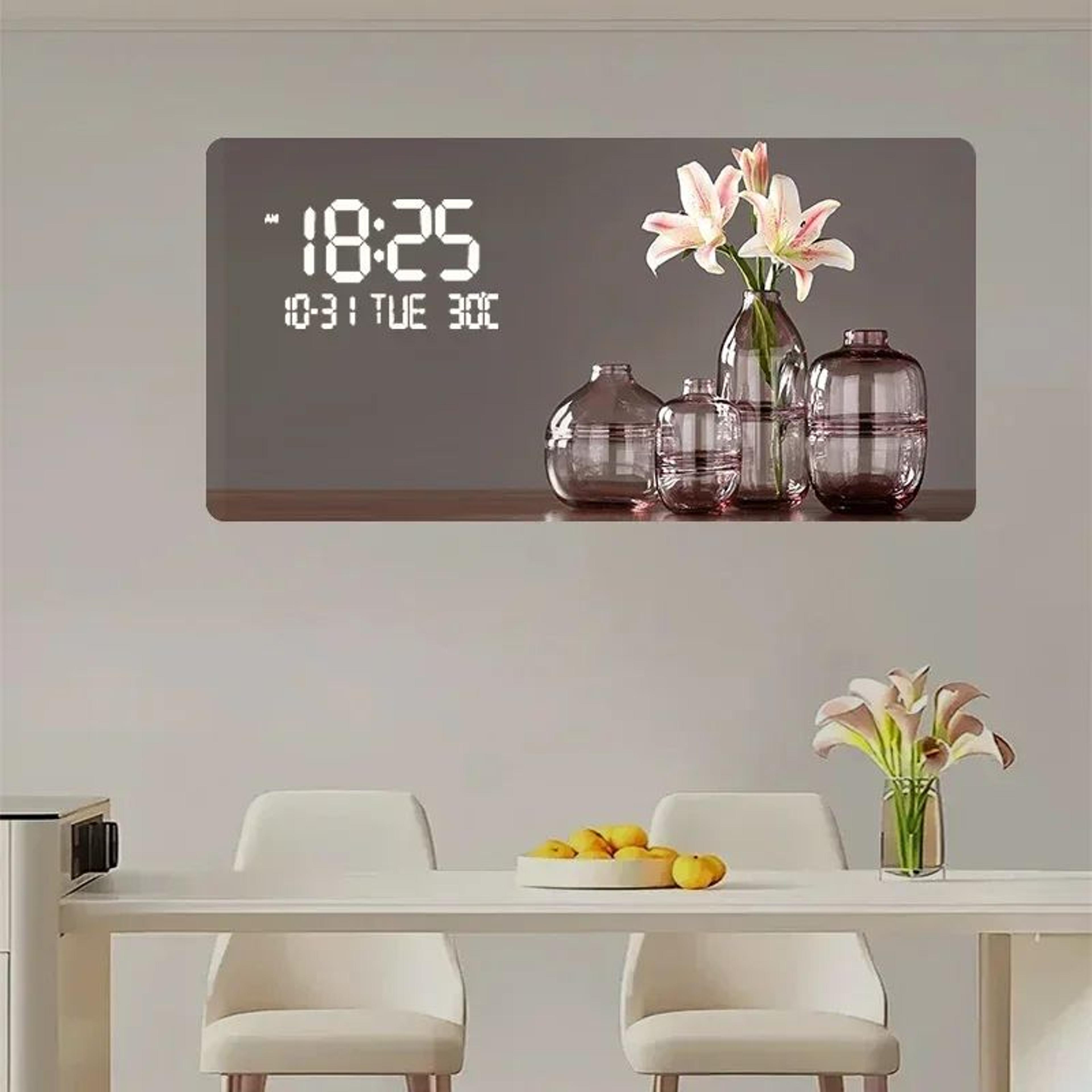 Large Abstract Geometric Wall Clock  Luxury Metal Acrylic Quartz Decor For Living Room  Bedroom 9