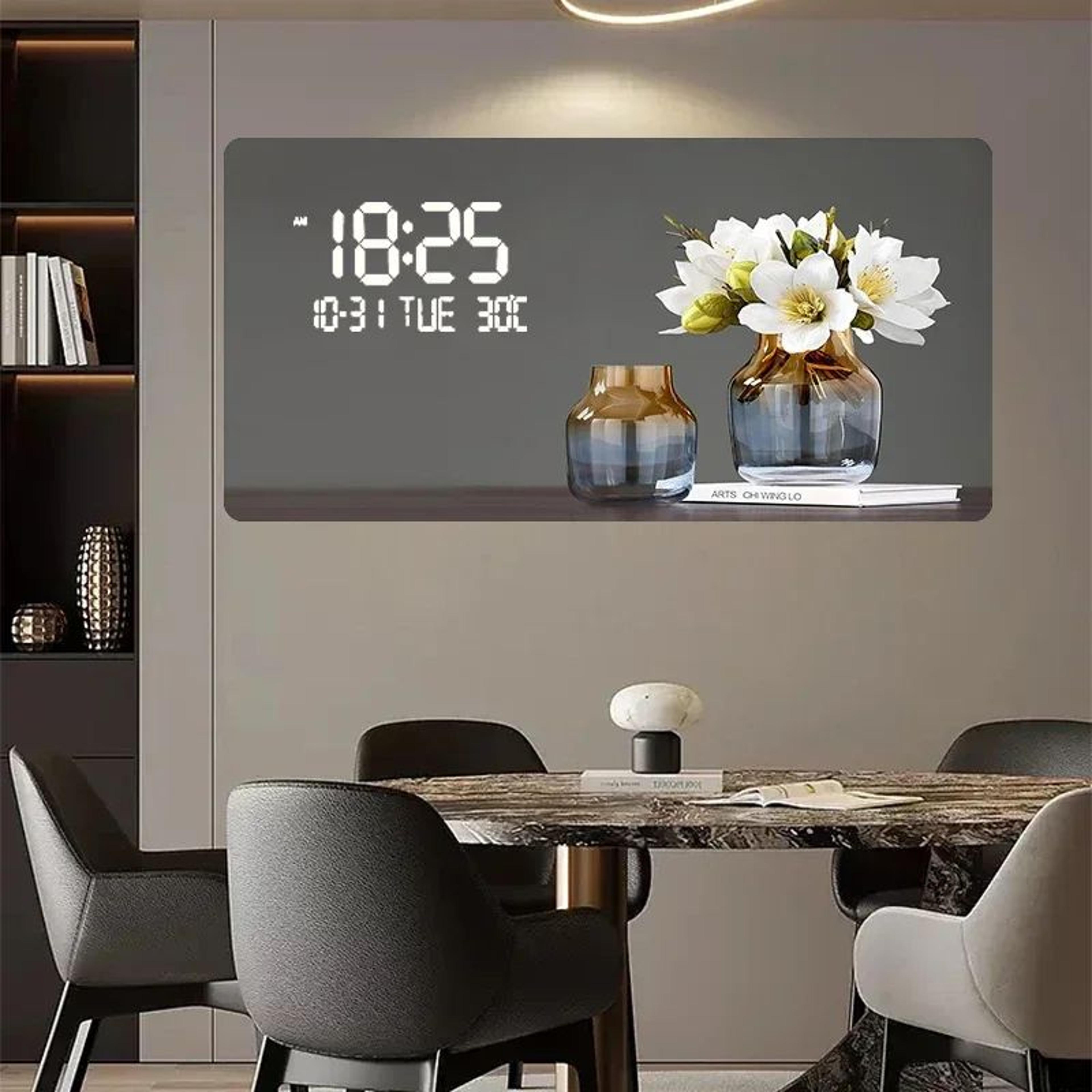 Large Abstract Geometric Wall Clock  Luxury Metal Acrylic Quartz Decor For Living Room  Bedroom 7