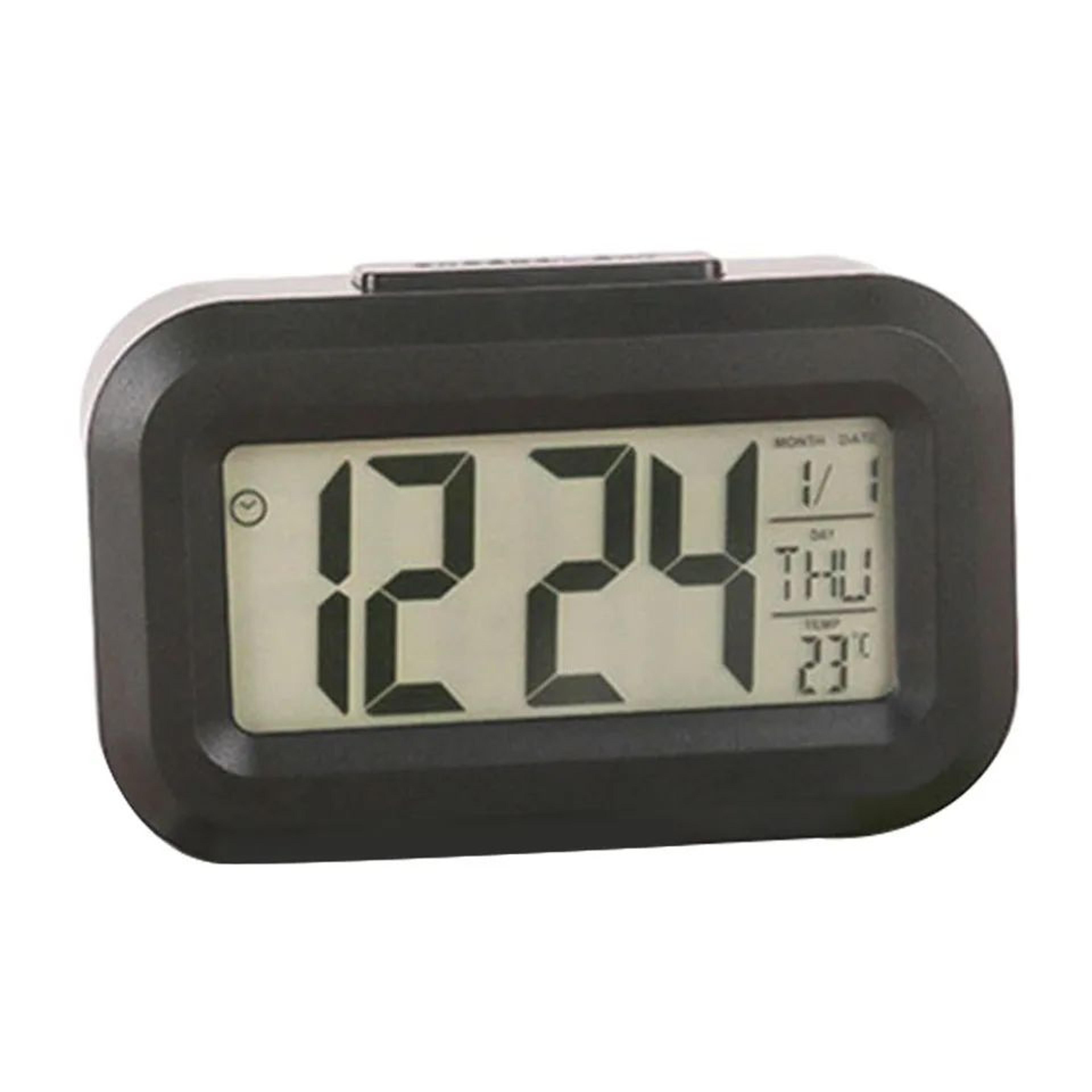 Multifunction Digital Alarm Clock  Compact Desk Clock With Snooze Night Light  Temperature 2