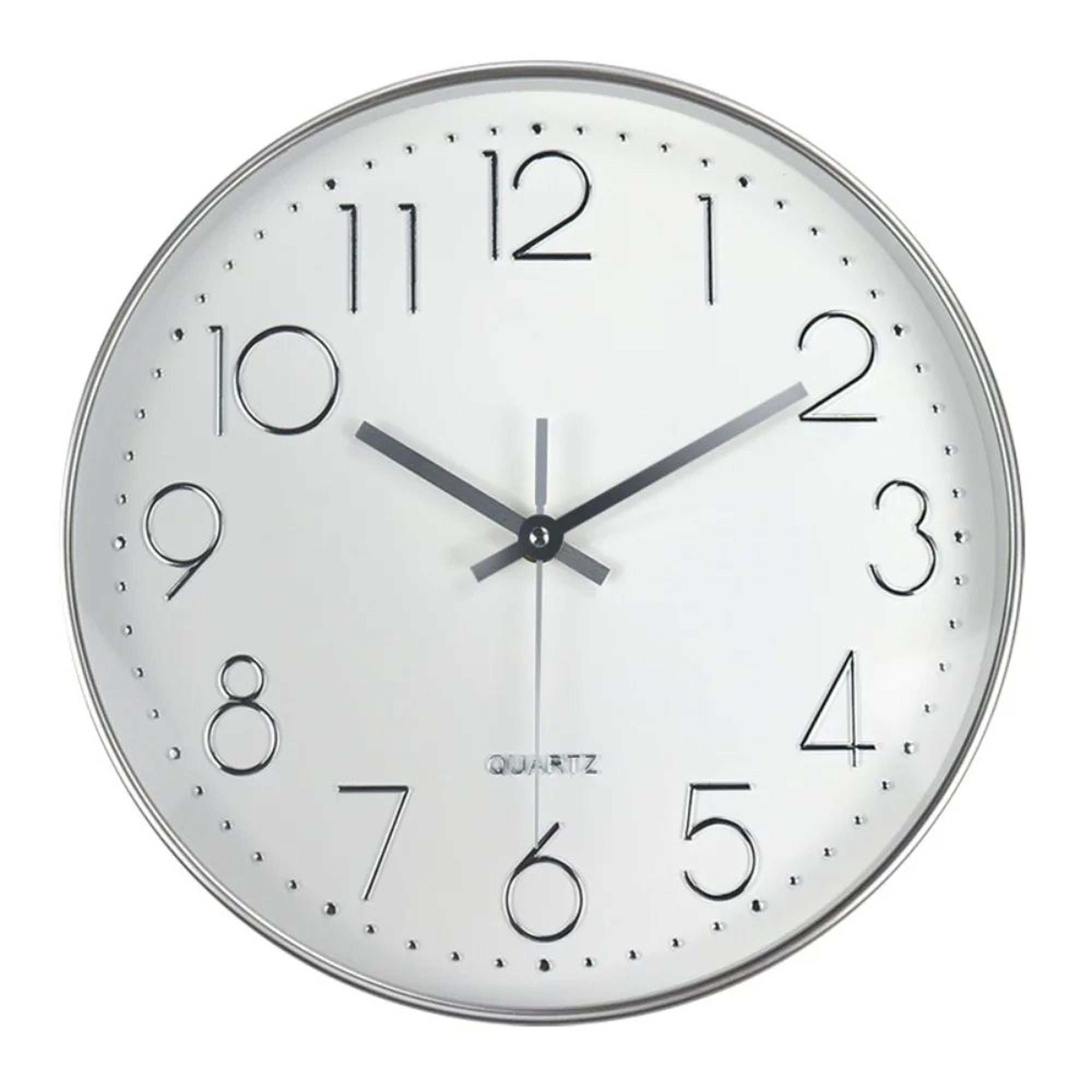 8 In Nordic Silent Wall Clock  NonTicking 3D Number Modern Decorative Clock For Living Room Bedroom 8