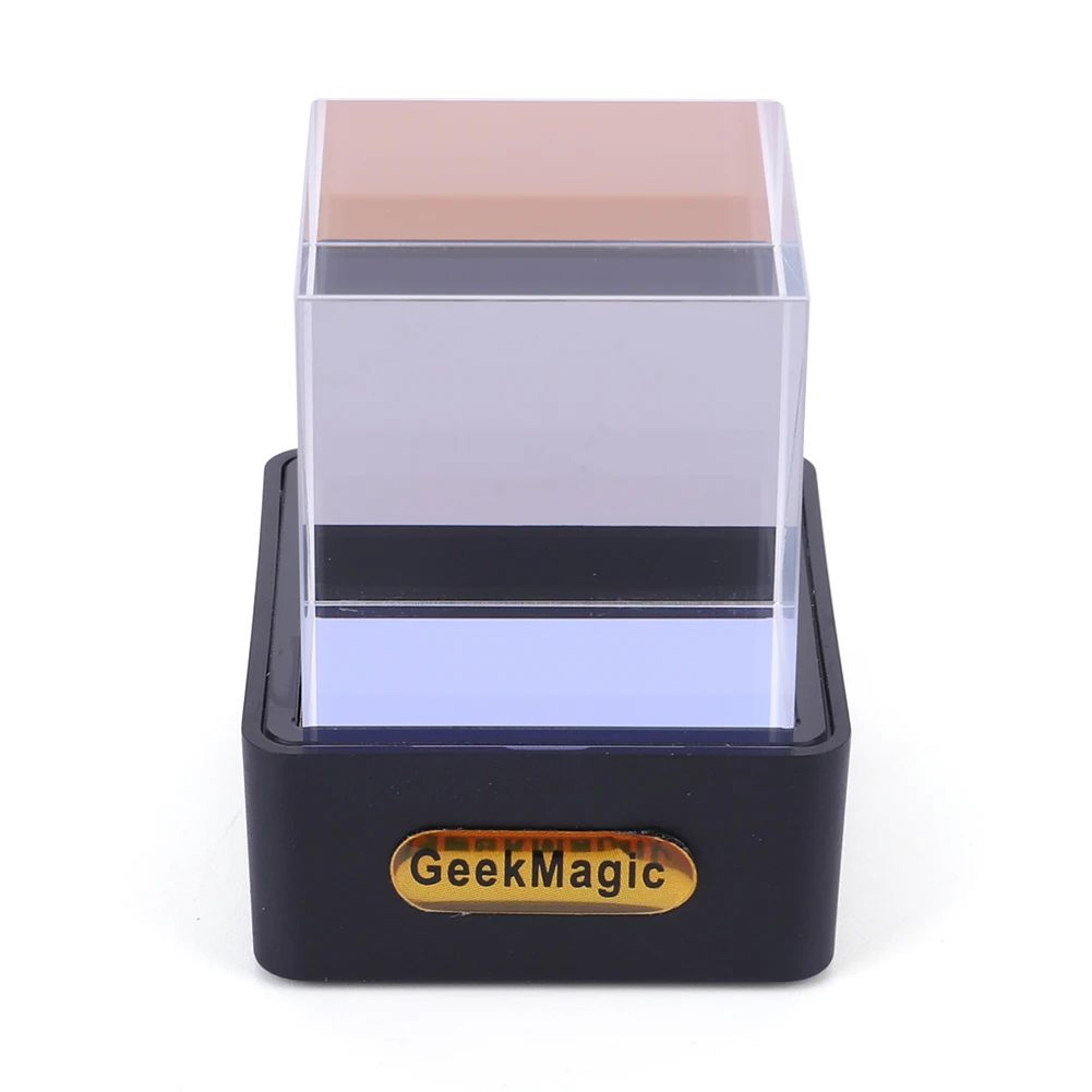 GeekMagic GIFTV Crystal Cube Smart Display  Mini Digital Clock With Weather Holographic GIF Animati 6