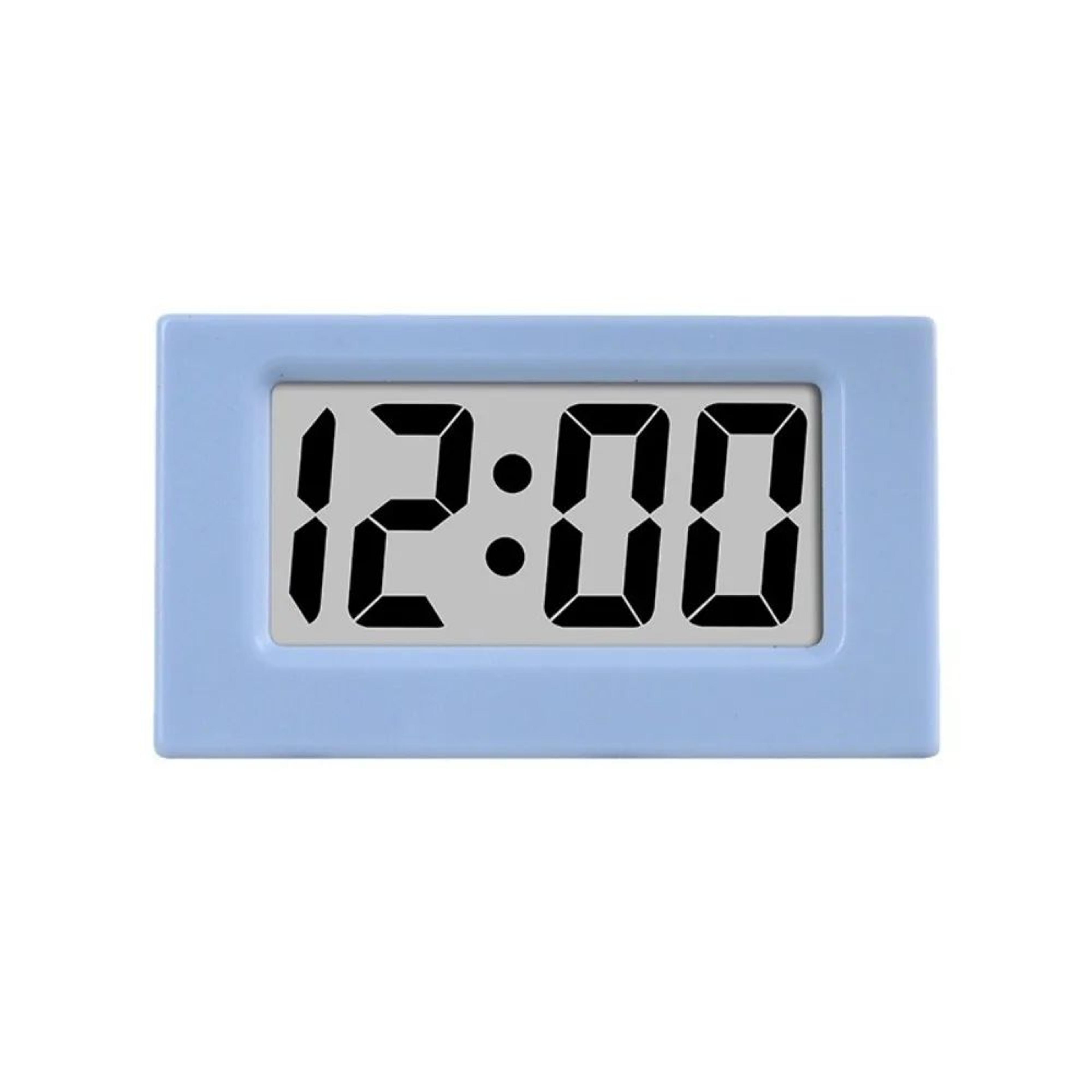 Mini Triangle Digital Desk Clock  Cute Silent Compact Time Display For Bedroom Office Home Desk Dec 7