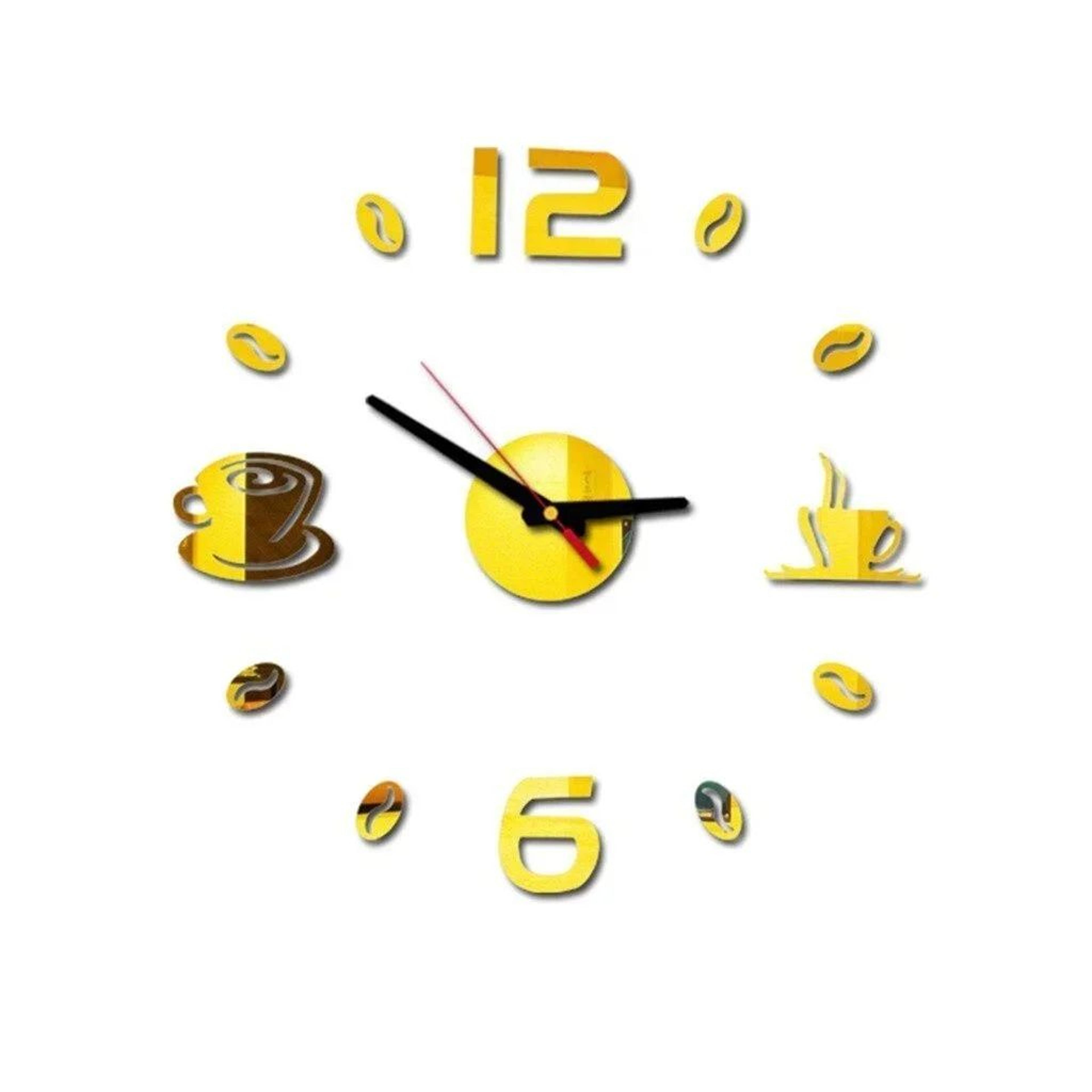 Modern DIY Wall Clock Sticker  1575 In Acrylic Mirror Silent Quartz Clock For Kitchen Living Room O 2
