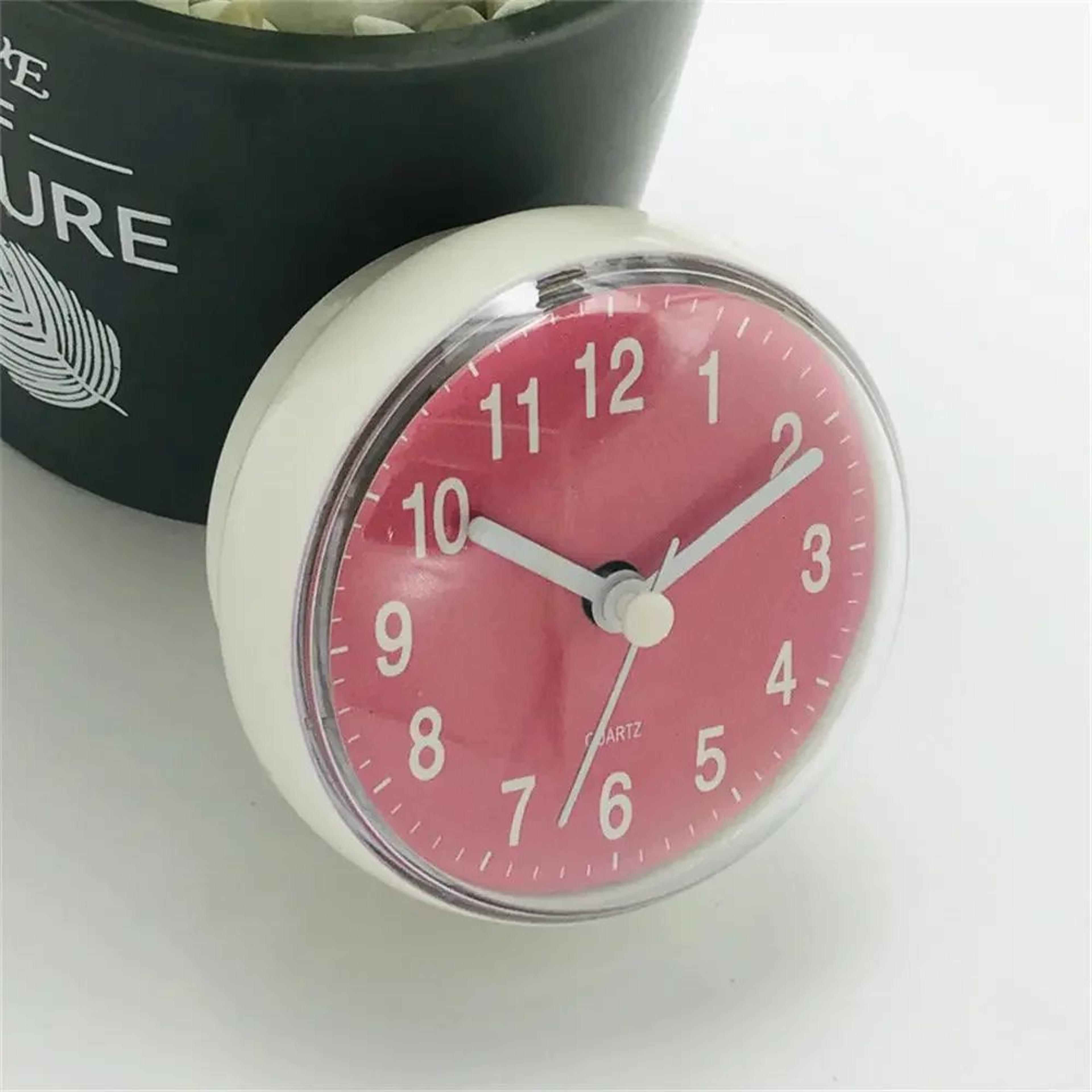 Anti Fog Waterproof Shower Wall Clock  28 In Mini Suction Cup Quartz Clock For Bathroom Kitchen Toi 2
