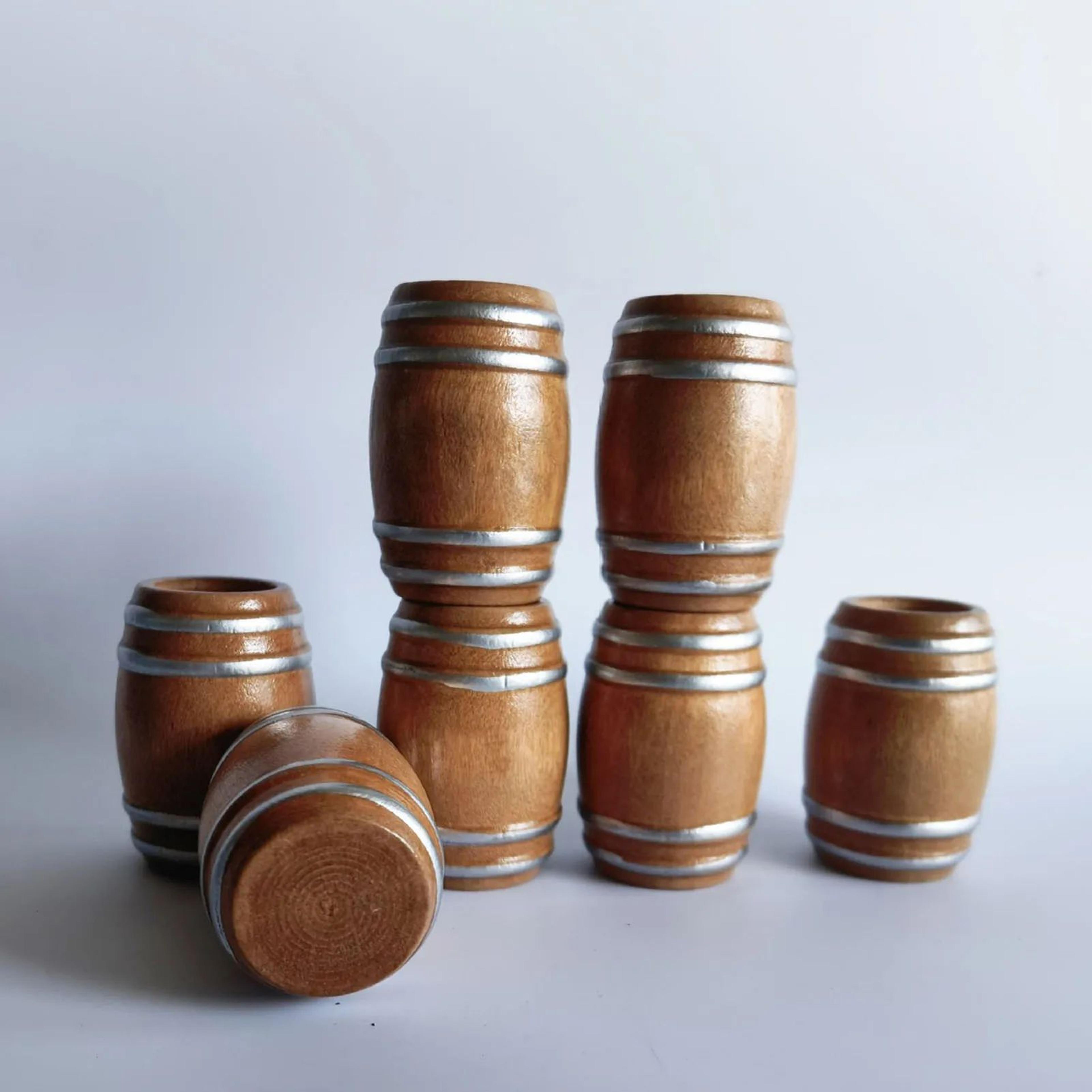 miniature wooden beer keg – lovely dollhouse bar accessory for diy scenes, desktop displays and home shelf collections