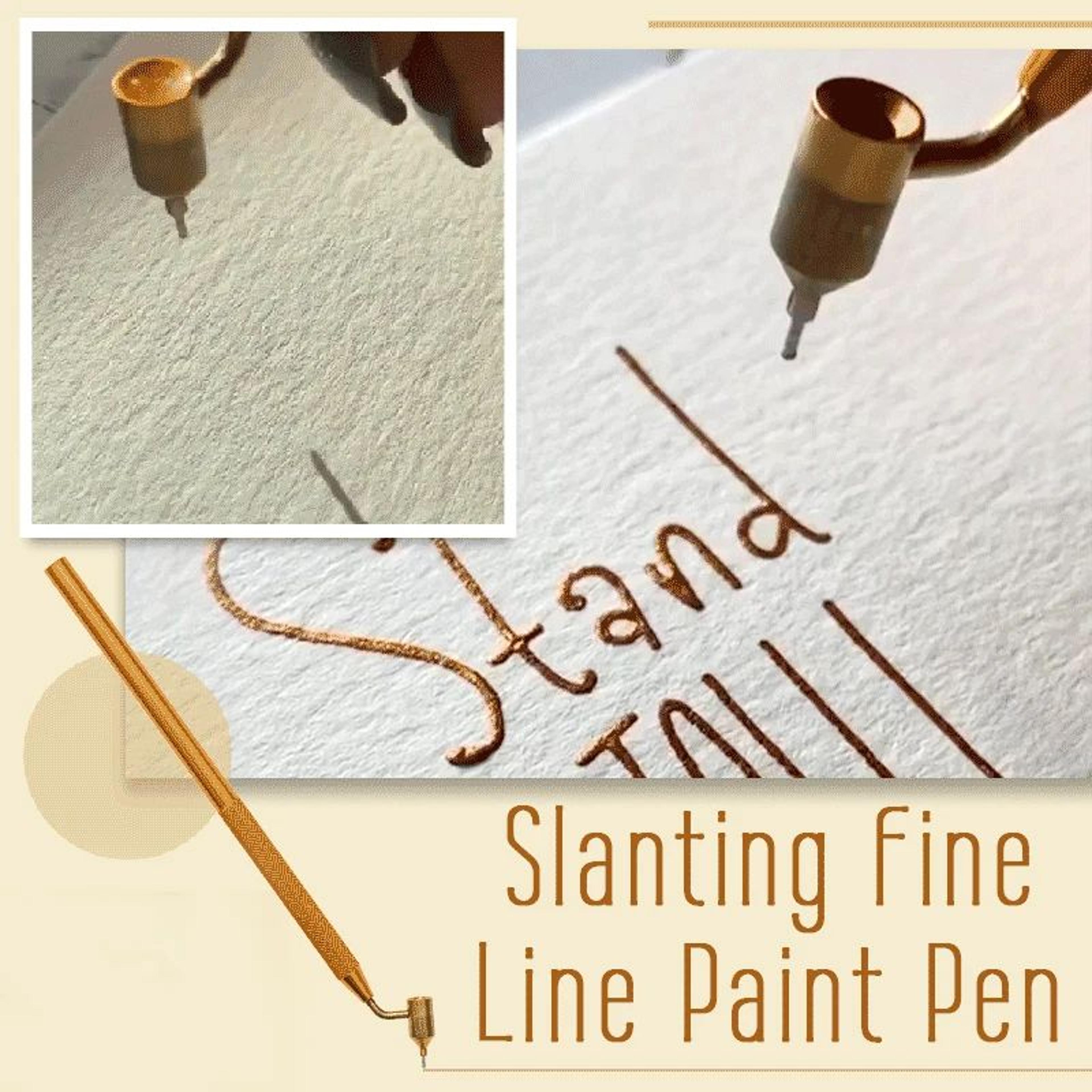 fine line paint pen – precision refillable drawing tool for canvas, photo albums, diy crafts and small paint touch-ups