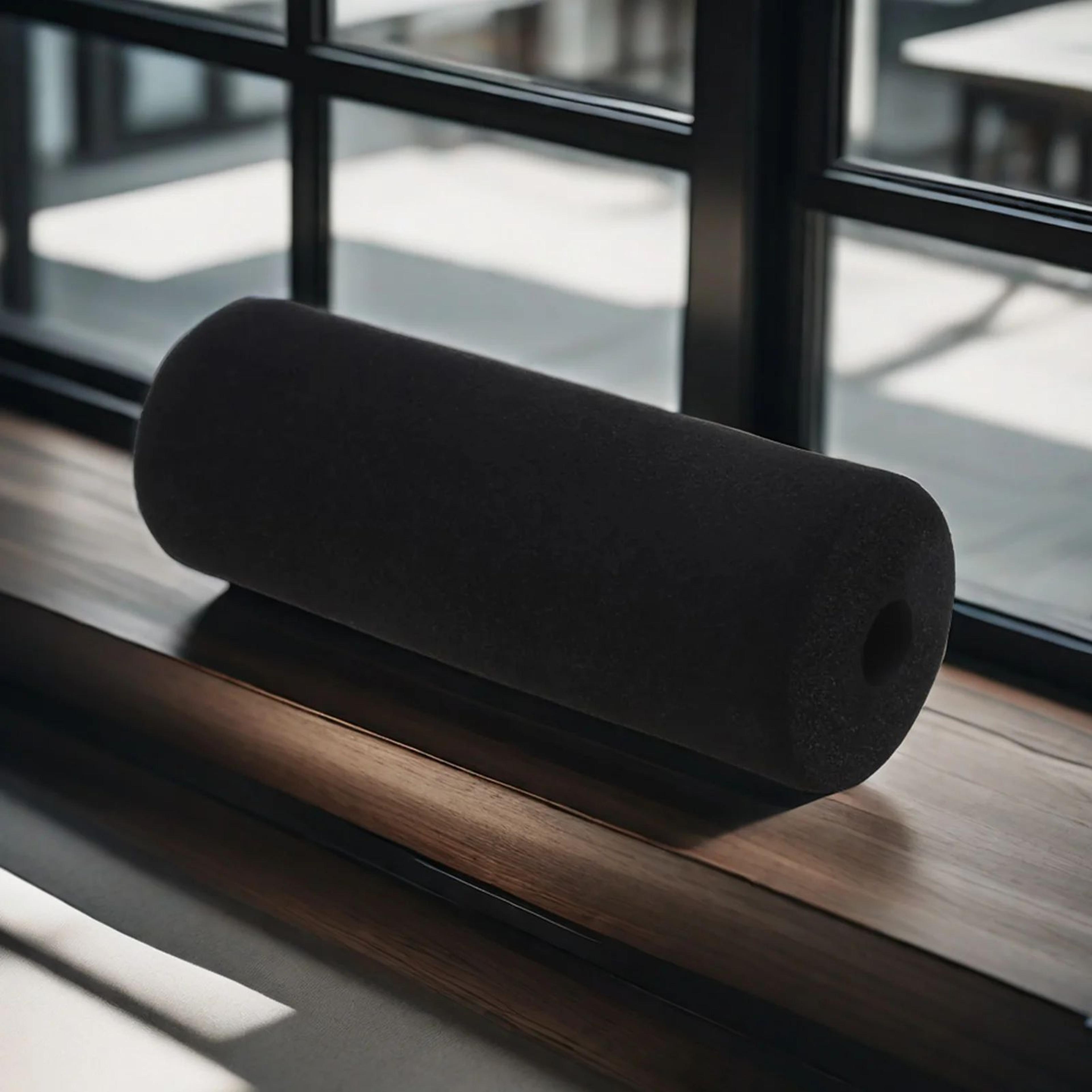 replacement gym foam roller pads – soft sponge tube covers for comfortable leg support on weight benches and equipment