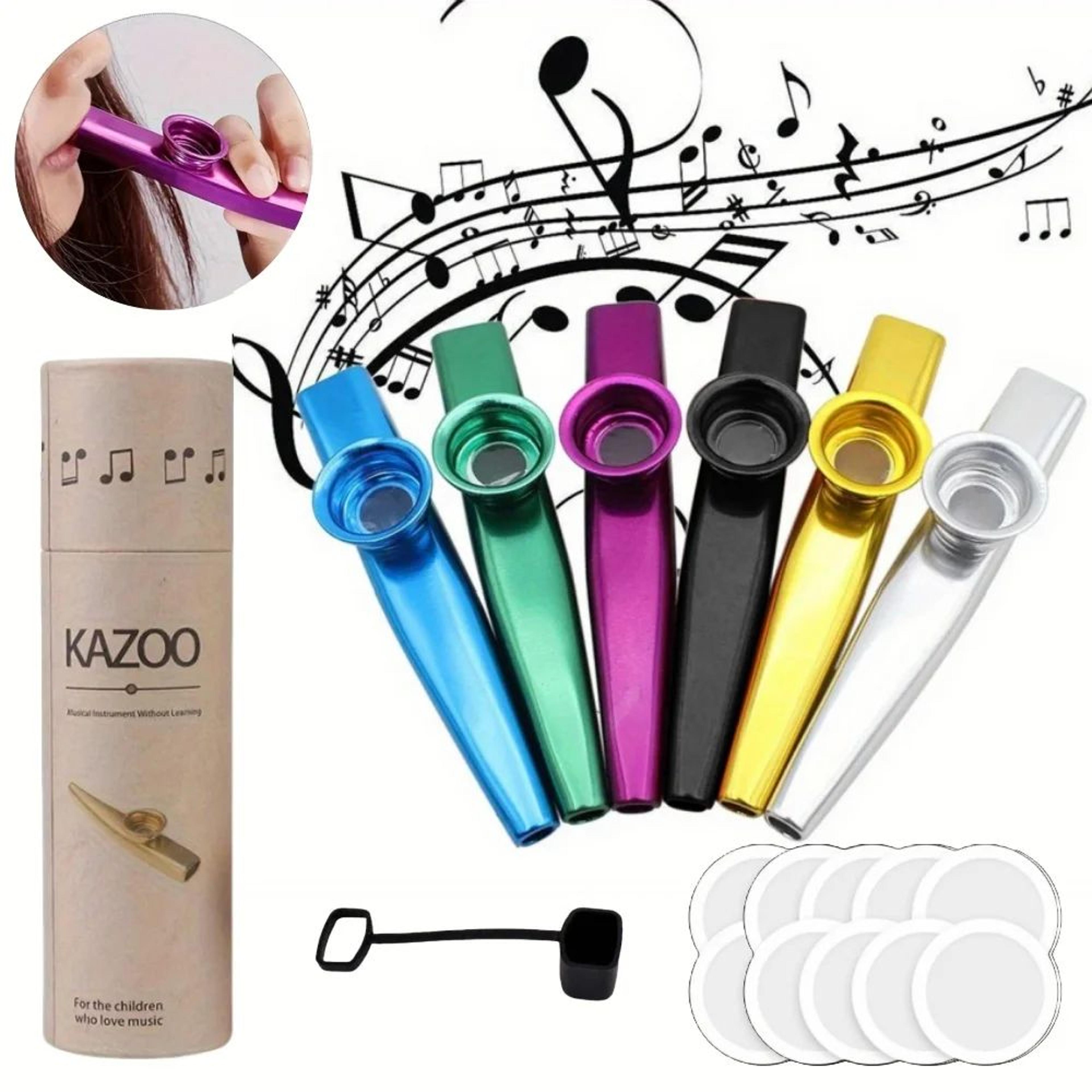 metal kazoo – easy-to-play musical instrument for guitar and ukulele accompaniment, beginner music fun and gift giving