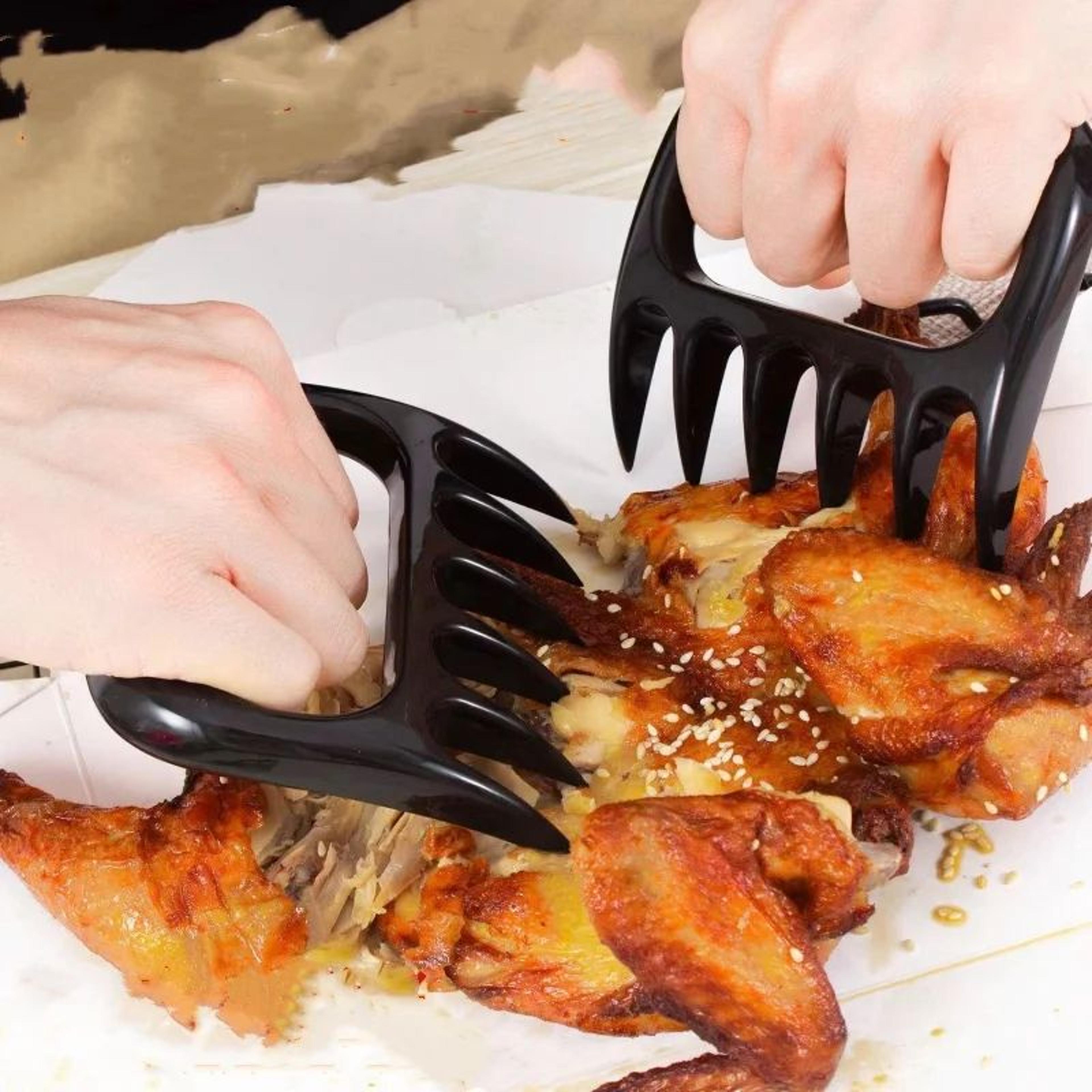 meat shredder forks – black bear claw pulled pork tools for easy shredding, bbq serving & everyday kitchen preparation