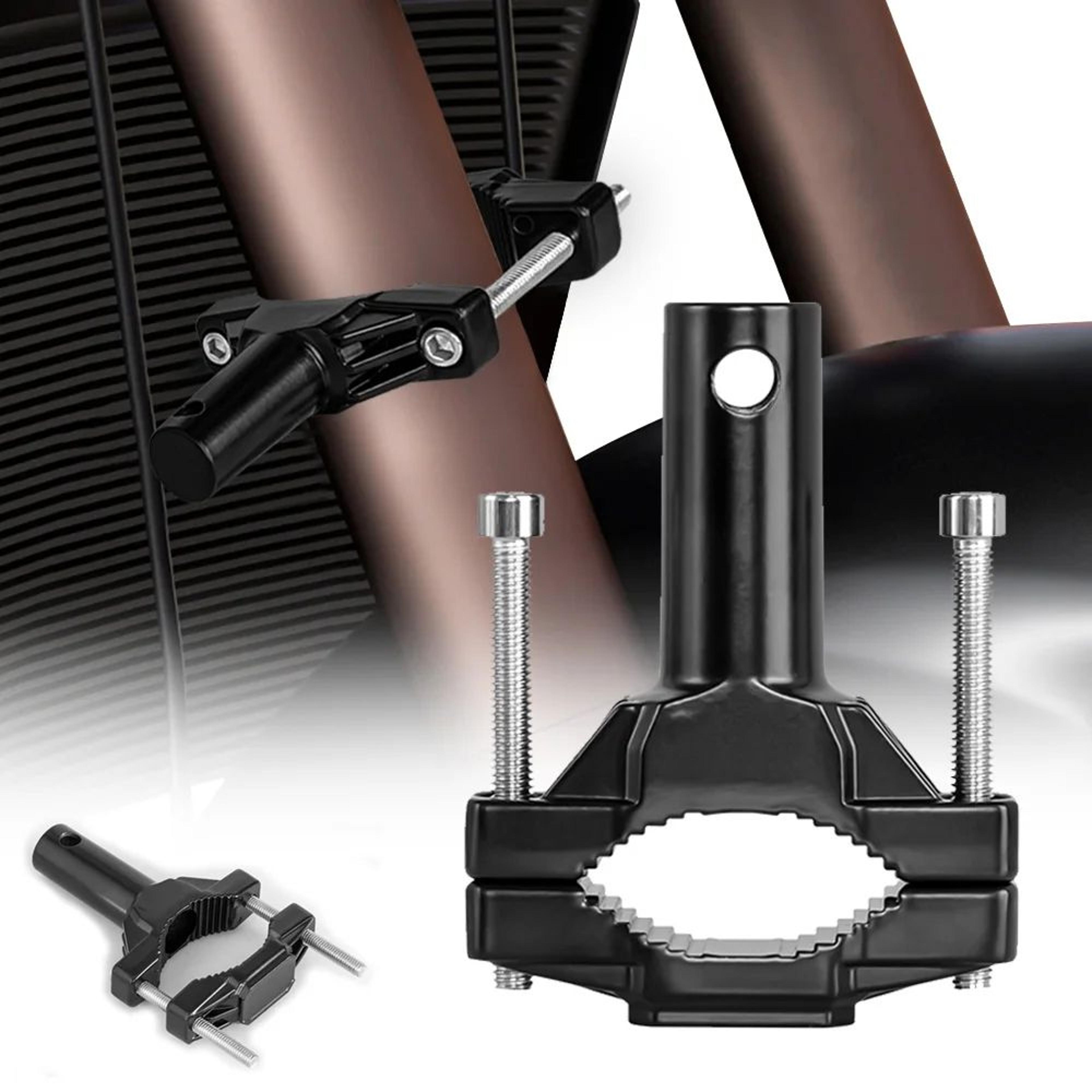 motorcycle spotlight bracket – aluminum alloy extension mount for auxiliary light support and vehicle headlight setups