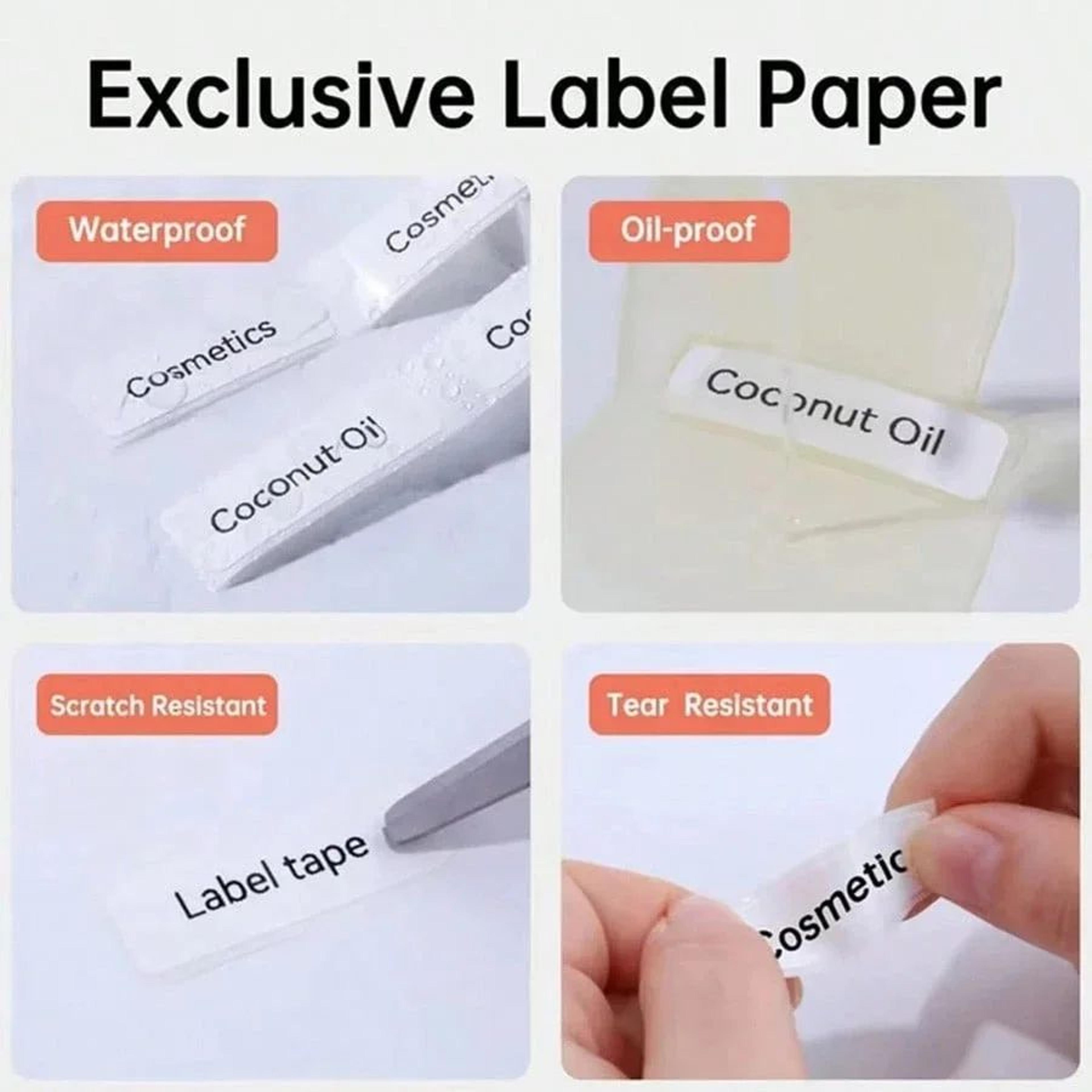Thermal Label Tape  3 SelfAdhesive Label Rolls For P15 P12 D30  Compatible Printers Home  Business  3