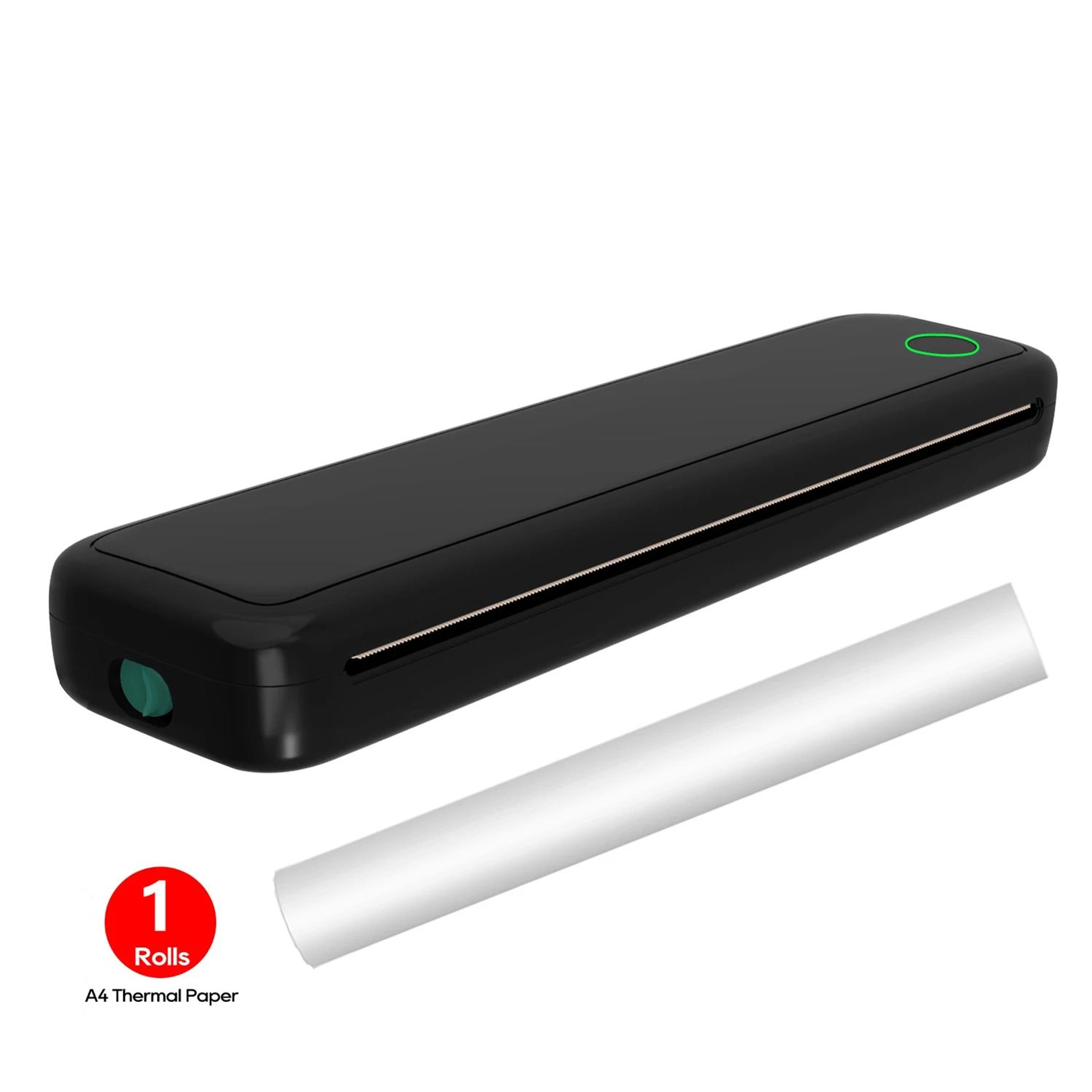 Portable A4 Thermal Printer  Wireless InkFree Text Printing For Mobile Phones  Laptops Home Office  9
