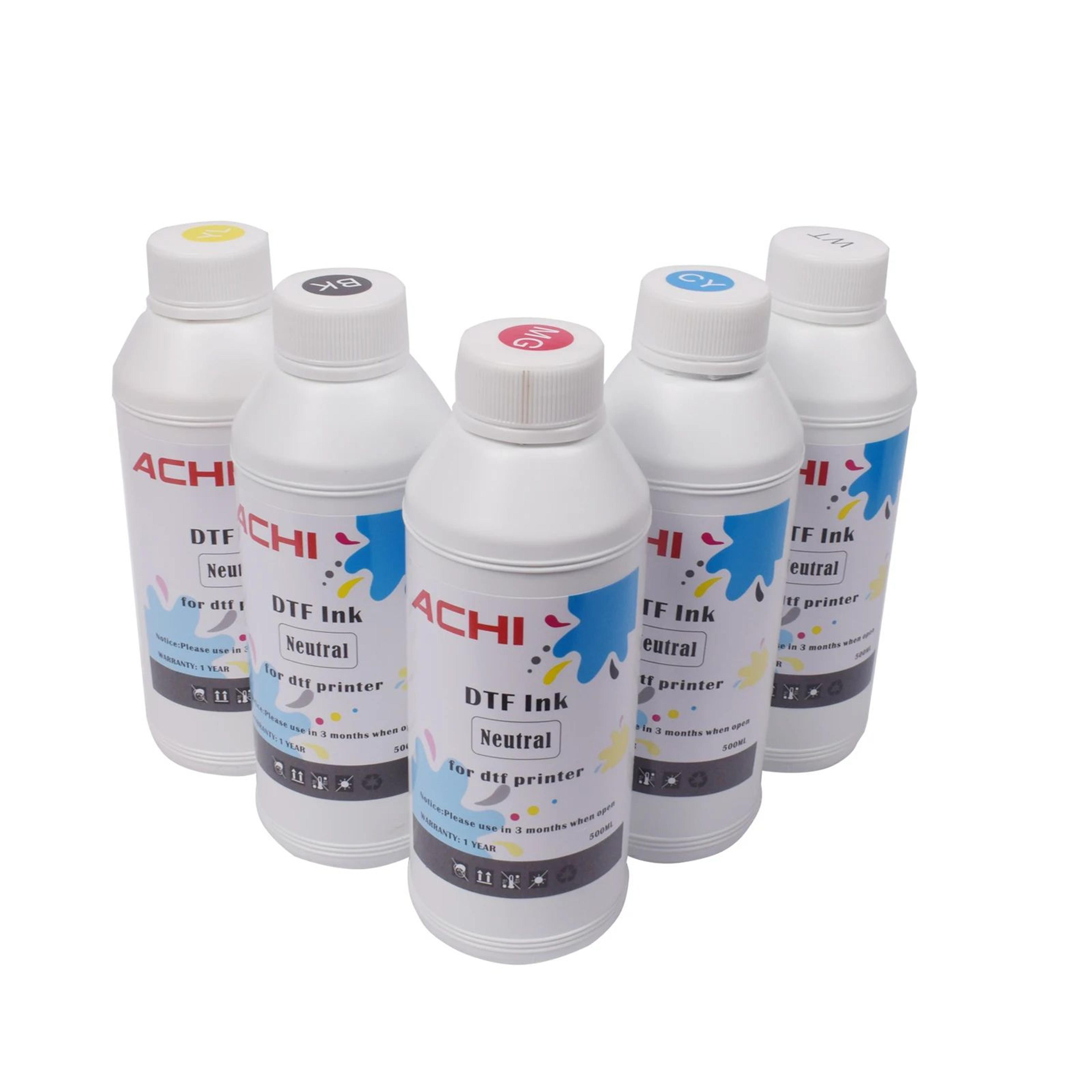 dtf transfer ink – 16.91 fl oz bottle for compatible epson printhead dtf printers, vivid color & soft fabric transfers