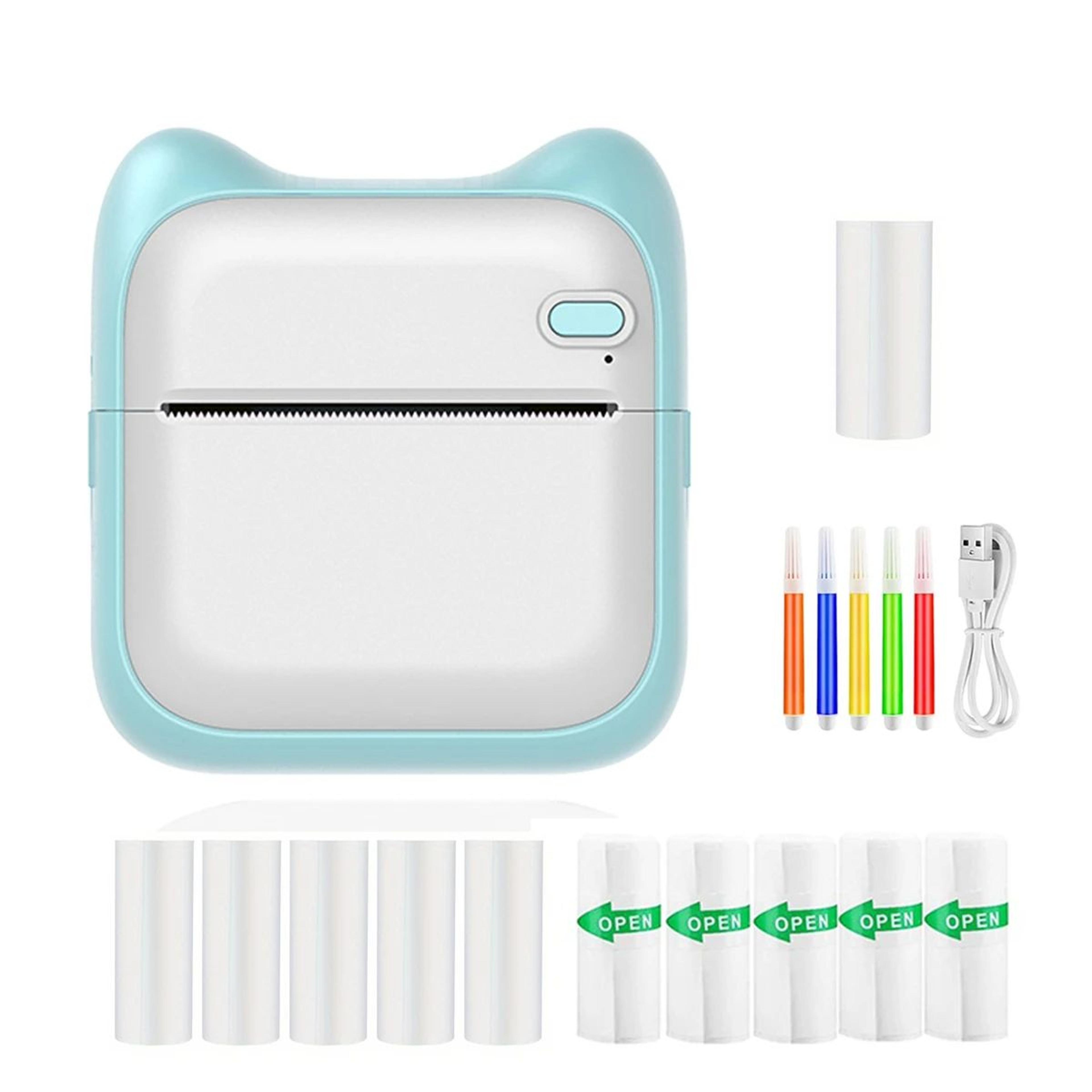Mini Pocket Printer  Compact Wireless Inkless Thermal Sticker Printing For IPhone  Android Apps Hom