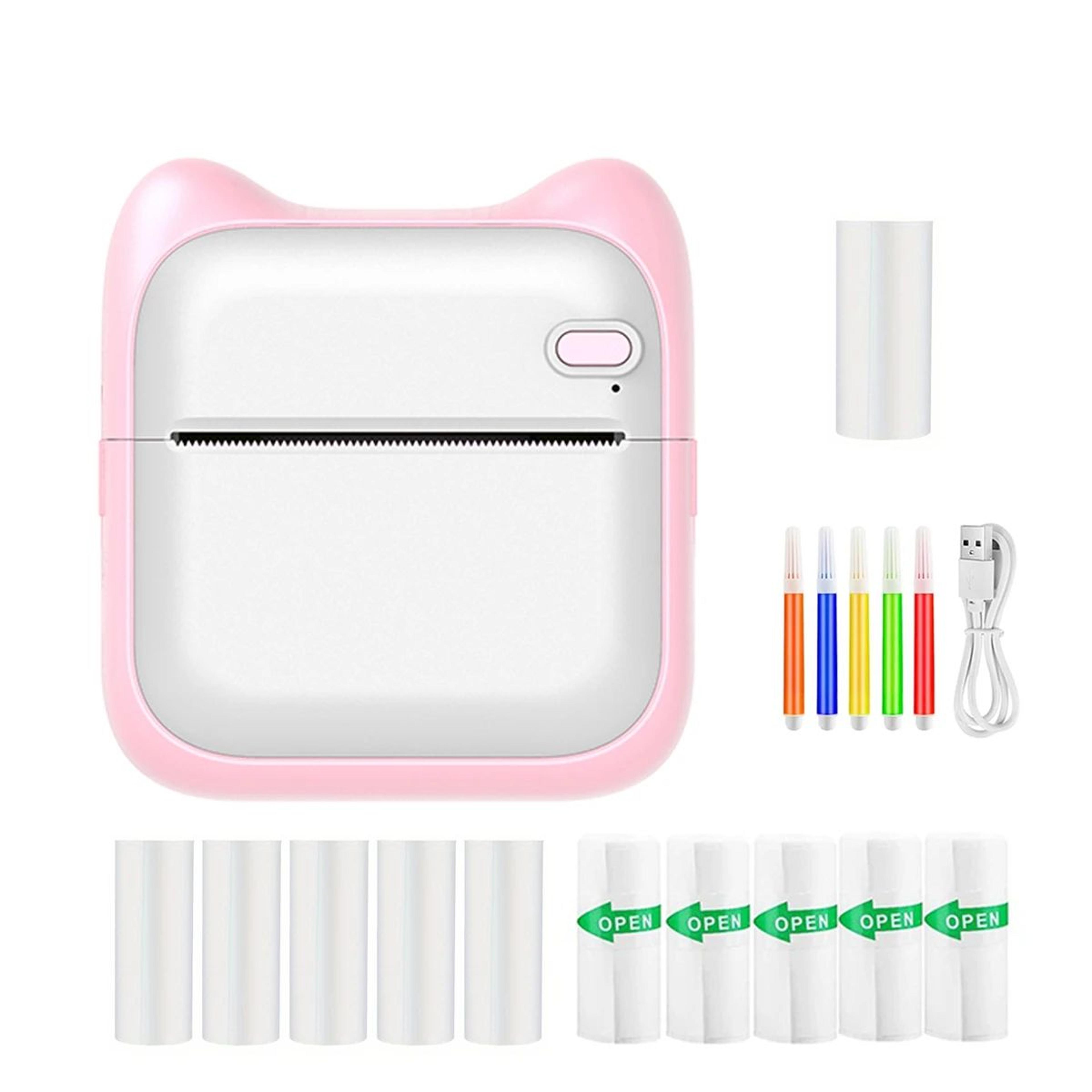 Mini Pocket Printer  Compact Wireless Inkless Thermal Sticker Printing For IPhone  Android Apps Hom