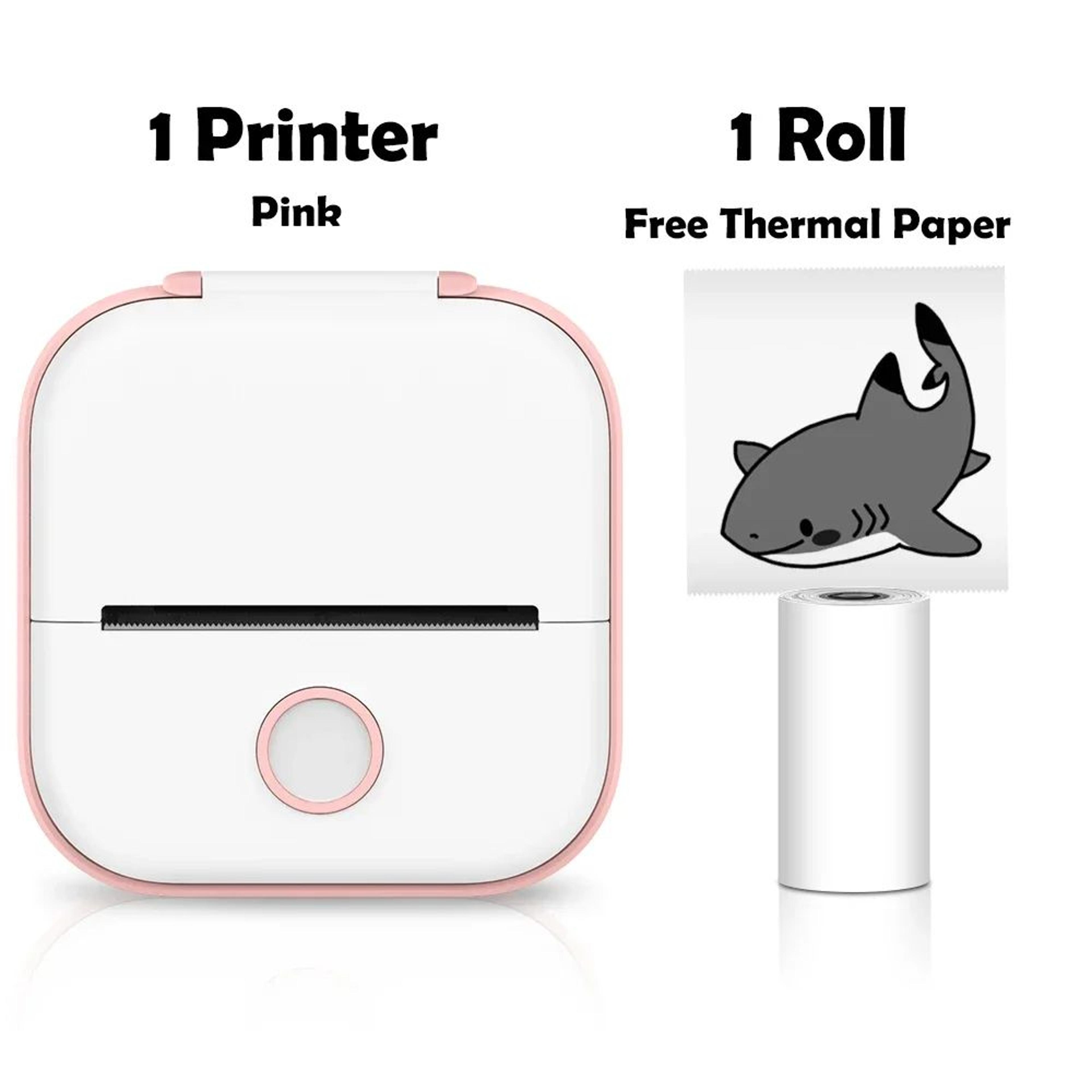 Mini Sticker Printer  T02 Bluetooth Inkless Photo  Note Printing For IOS Android DIY Journals And S