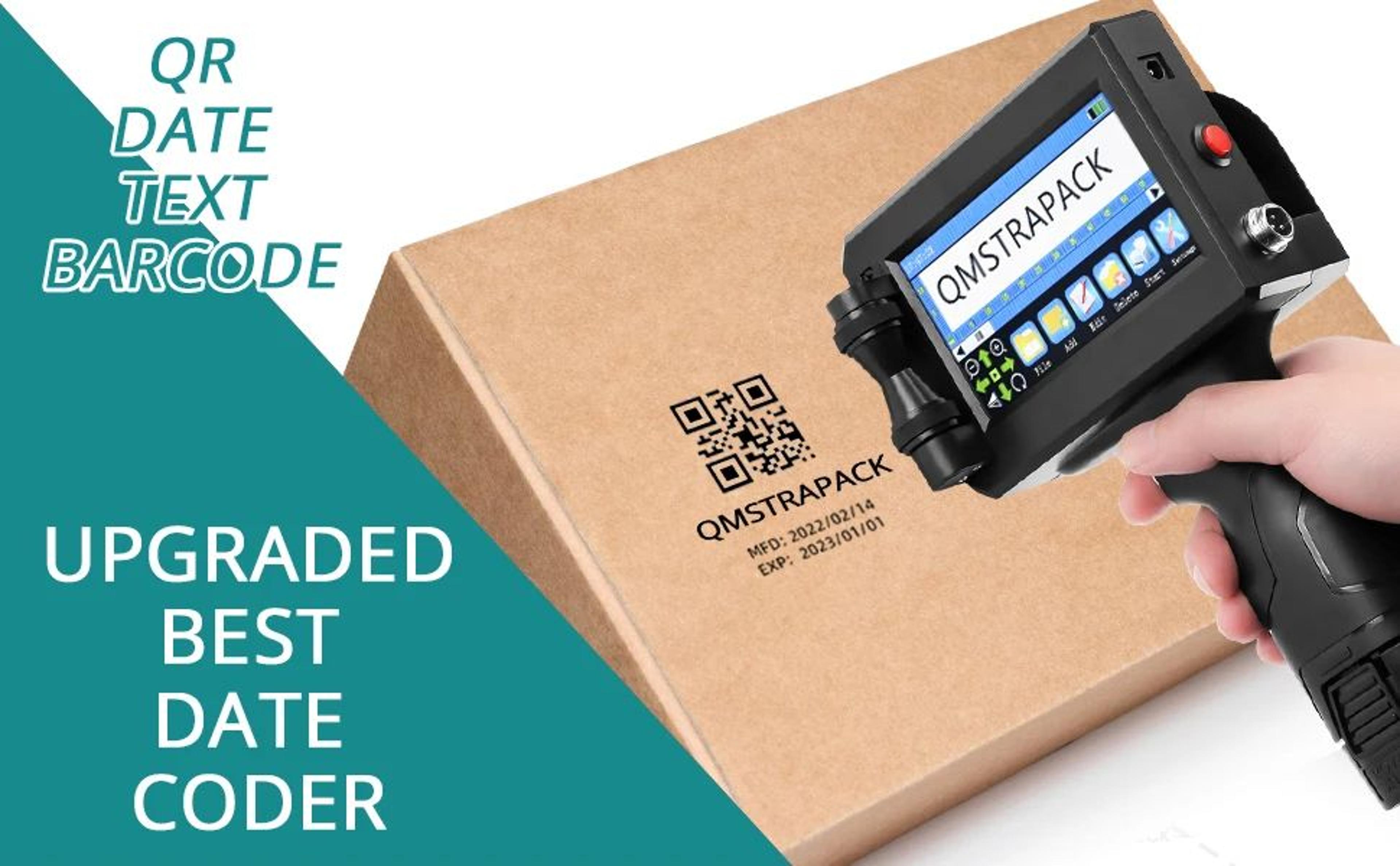 Handheld Inkjet Printer  NonEncrypted 05 In Coder With Touchscreen  FastDrying Ink For QR Barcode B