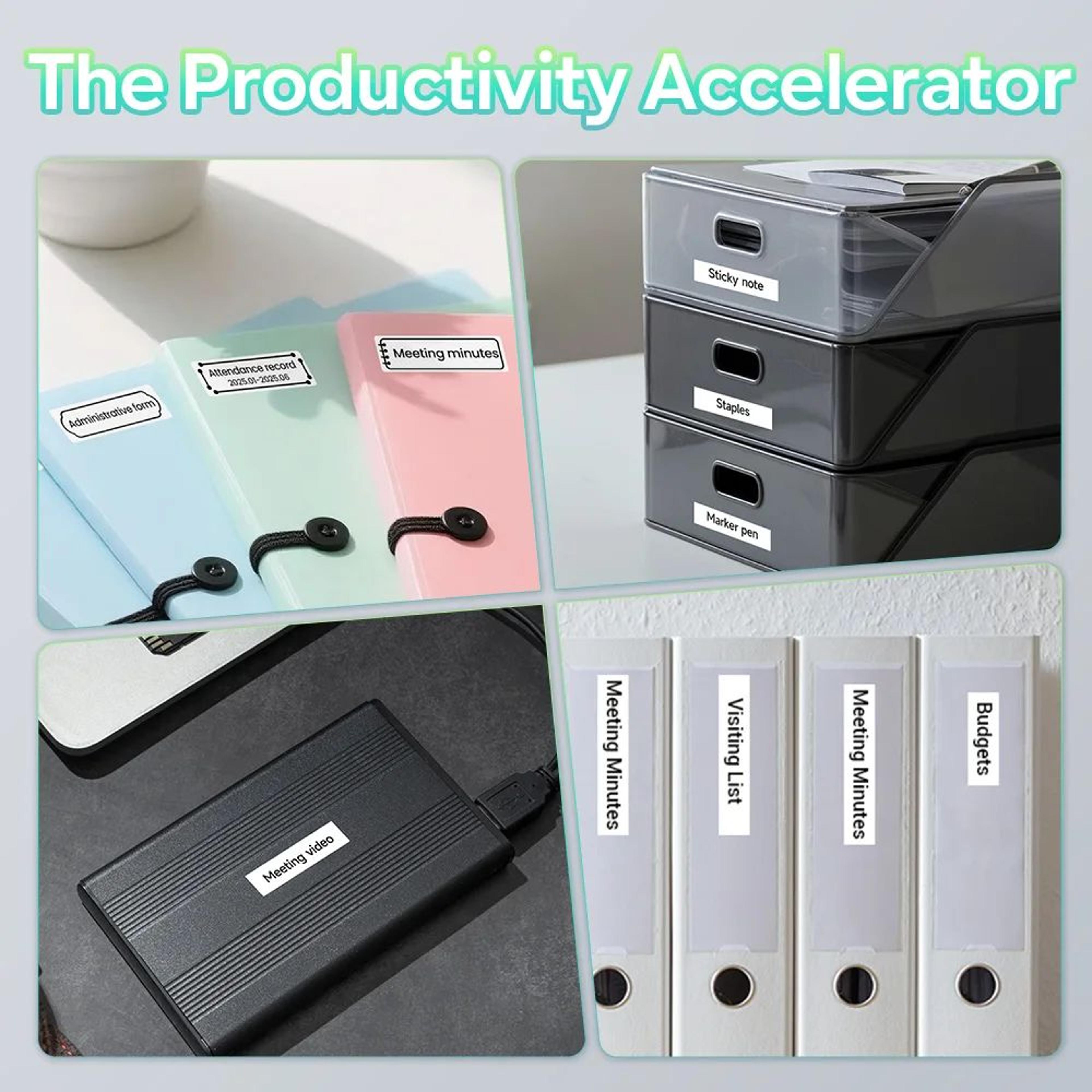 Pocket Bluetooth Thermal Label Printer  Inkless Sticker Maker For DIY Date Labels Home Office  Craf